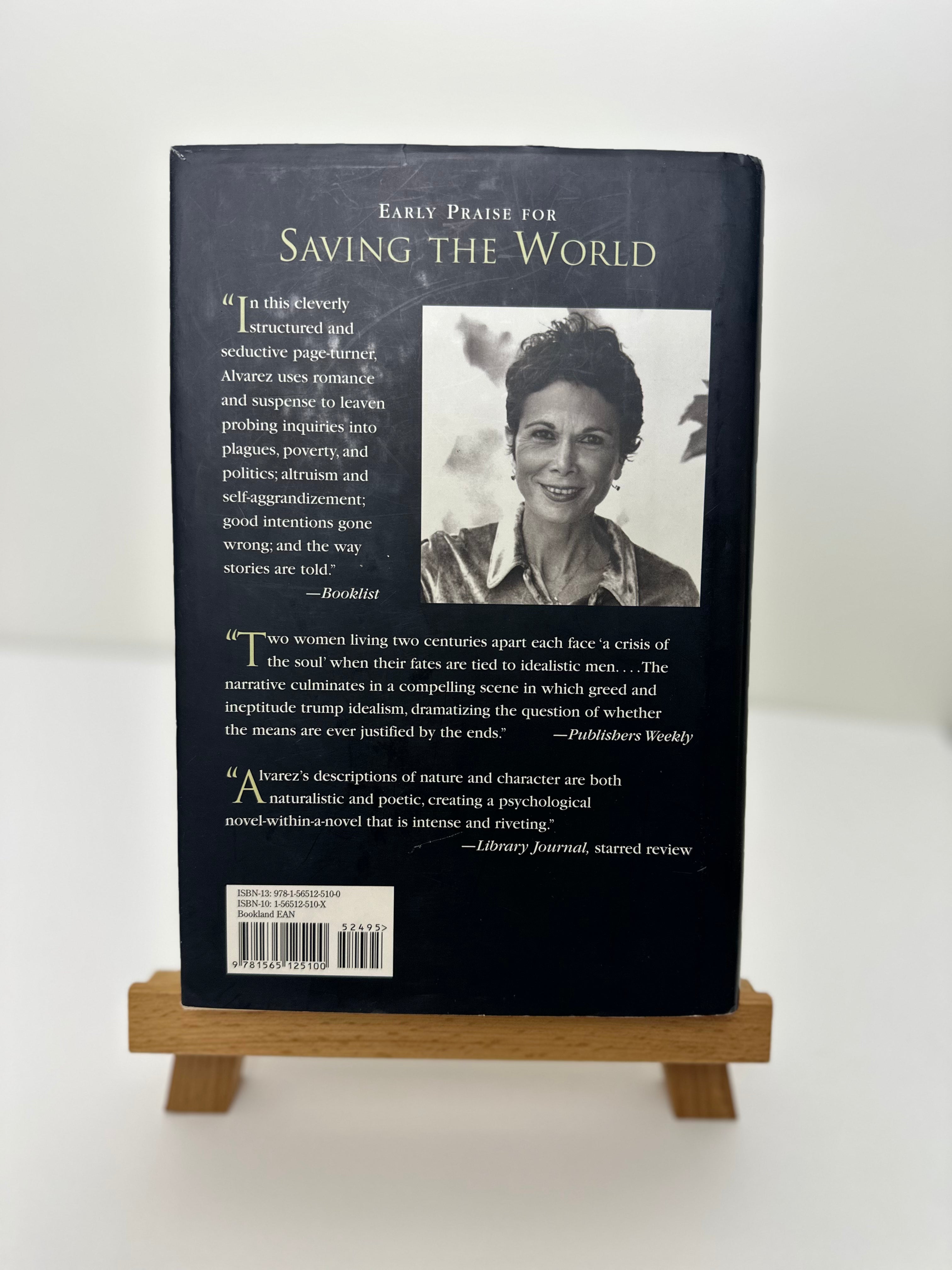 Saving the World SIGNED by Julia Alvarez