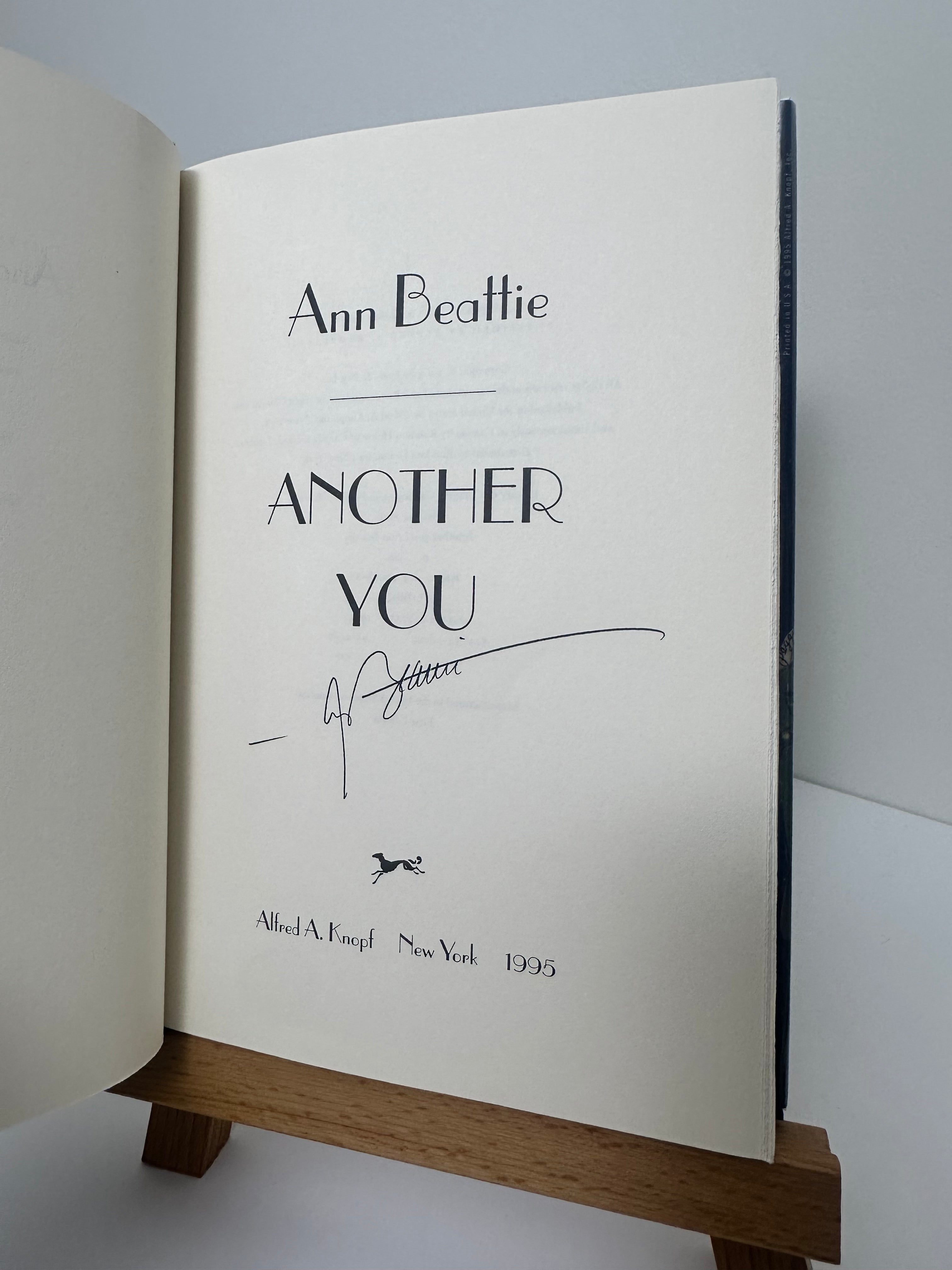 Another You SIGNED by Ann Beattie