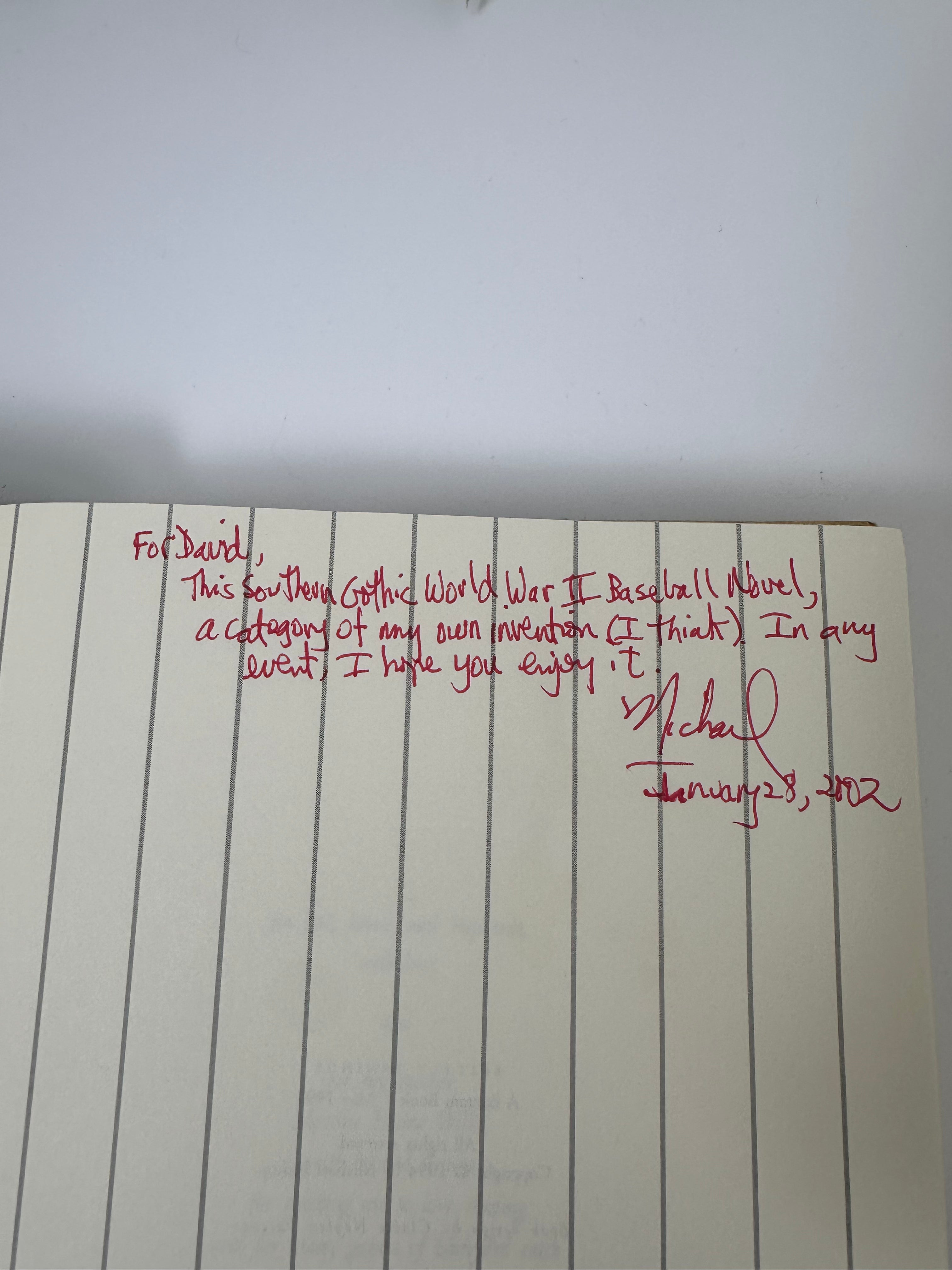 Brittle Innings DOUBLE SIGNED by Michael Bishop