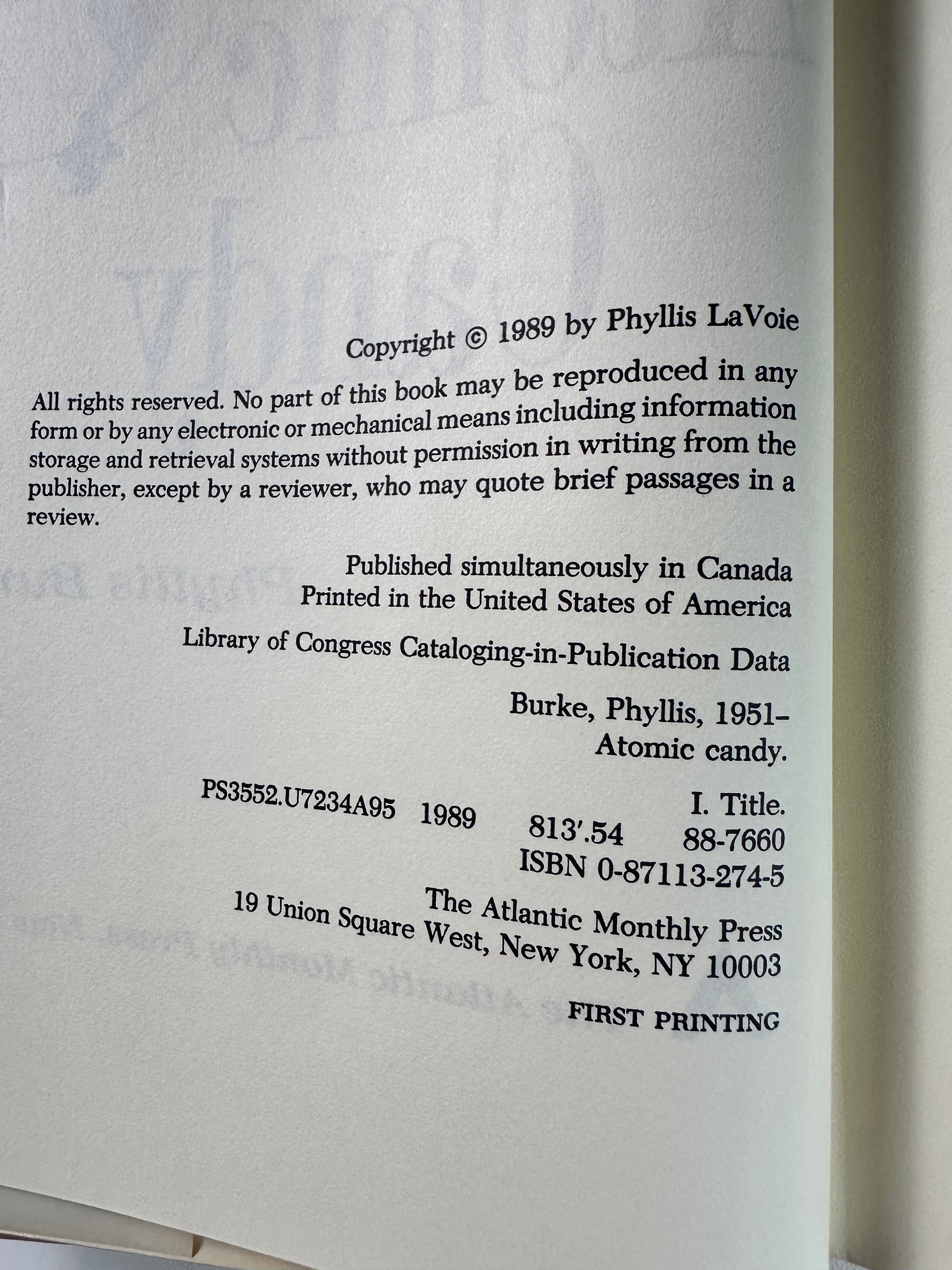 Atomic Candy SIGNED by Phyllis Burke