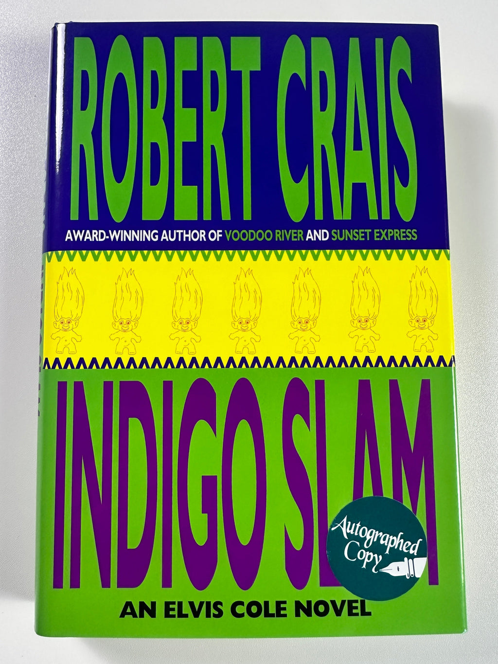 Indigo Slam: An Elvis Cole Novel SIGNED by Robert Crais