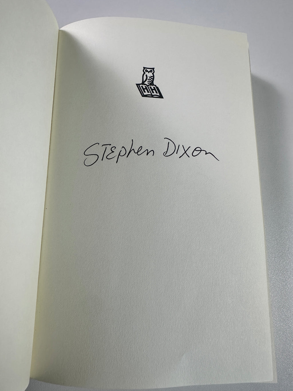 Gould: A Novel in Two Novels SIGNED by Stephen Dixon
