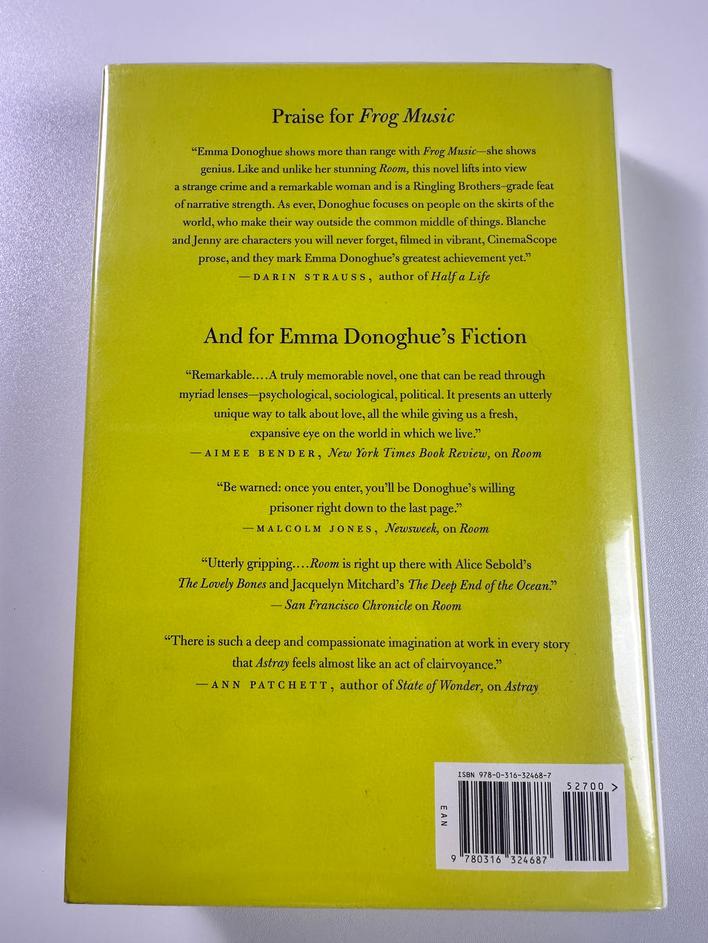 Frog Music SIGNED by Emma Donoghue
