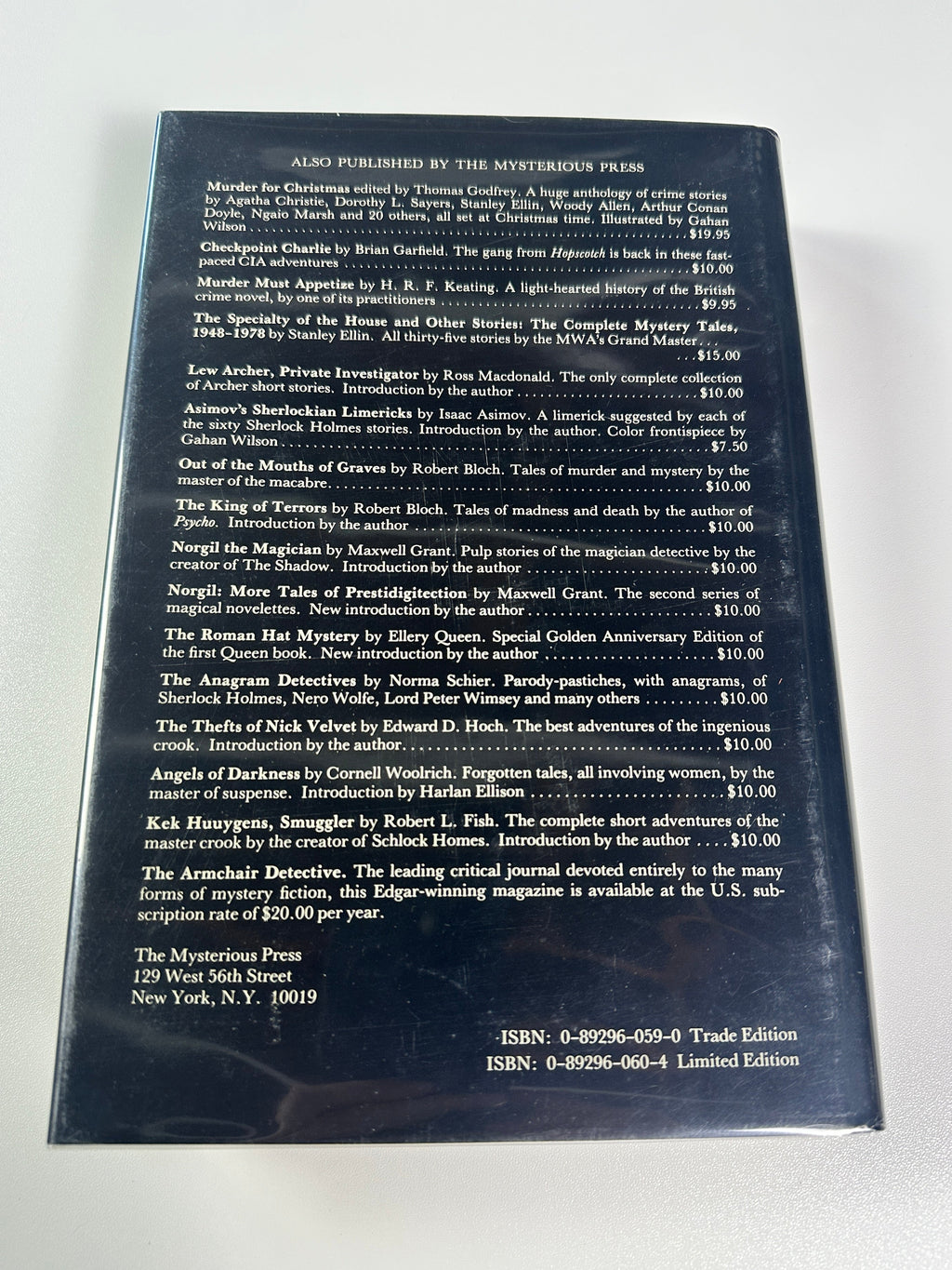 The Dark Fantastic SIGNED by Stanley Ellin