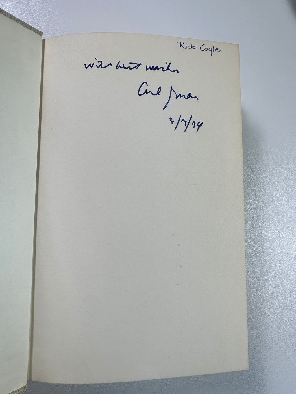The Sputnik Rapist: A Novel SIGNED by Carl Jonas