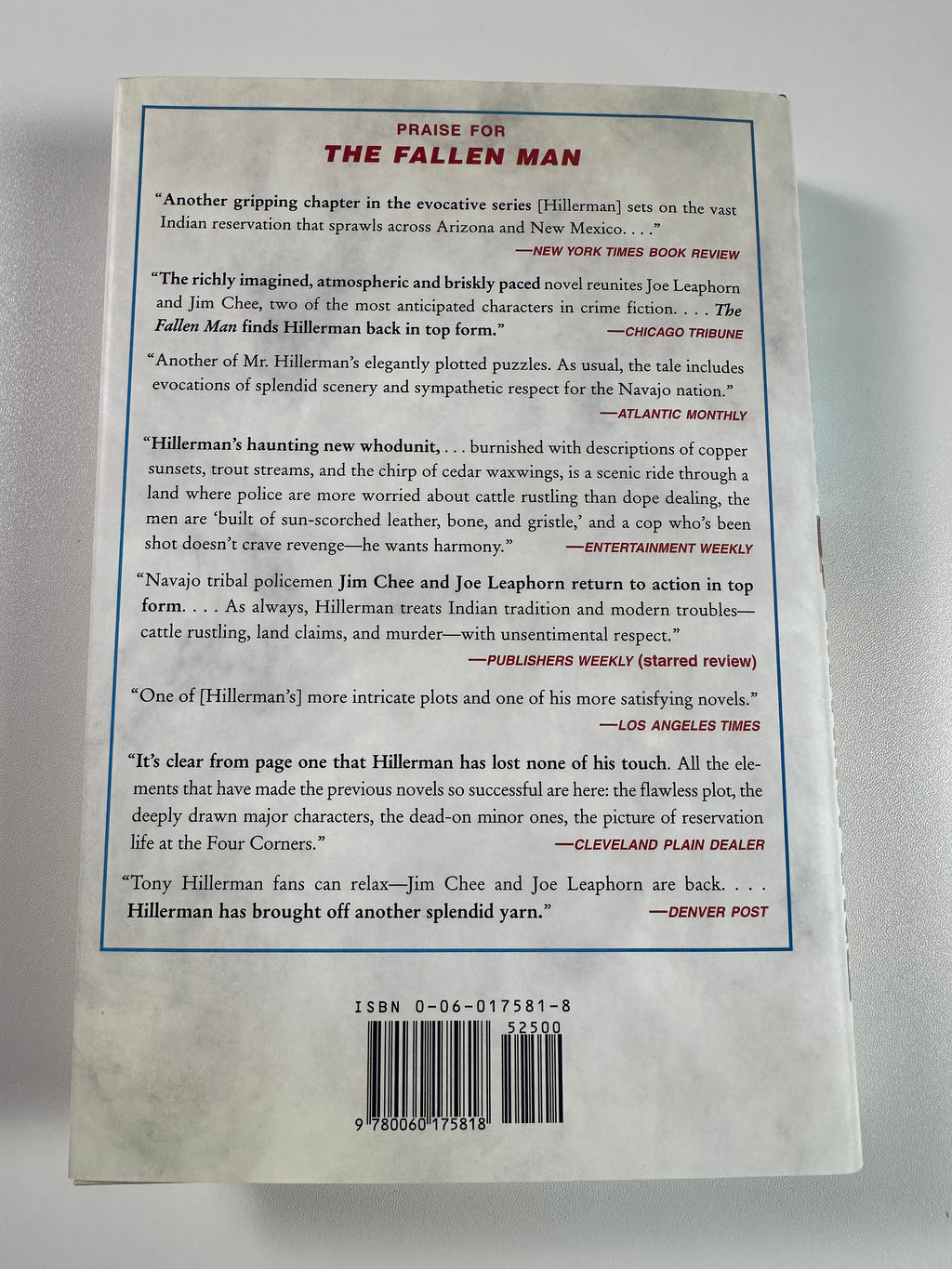 The First Eagle (A Leaphorn and Chee Novel) SIGNED by Tony Hillerman