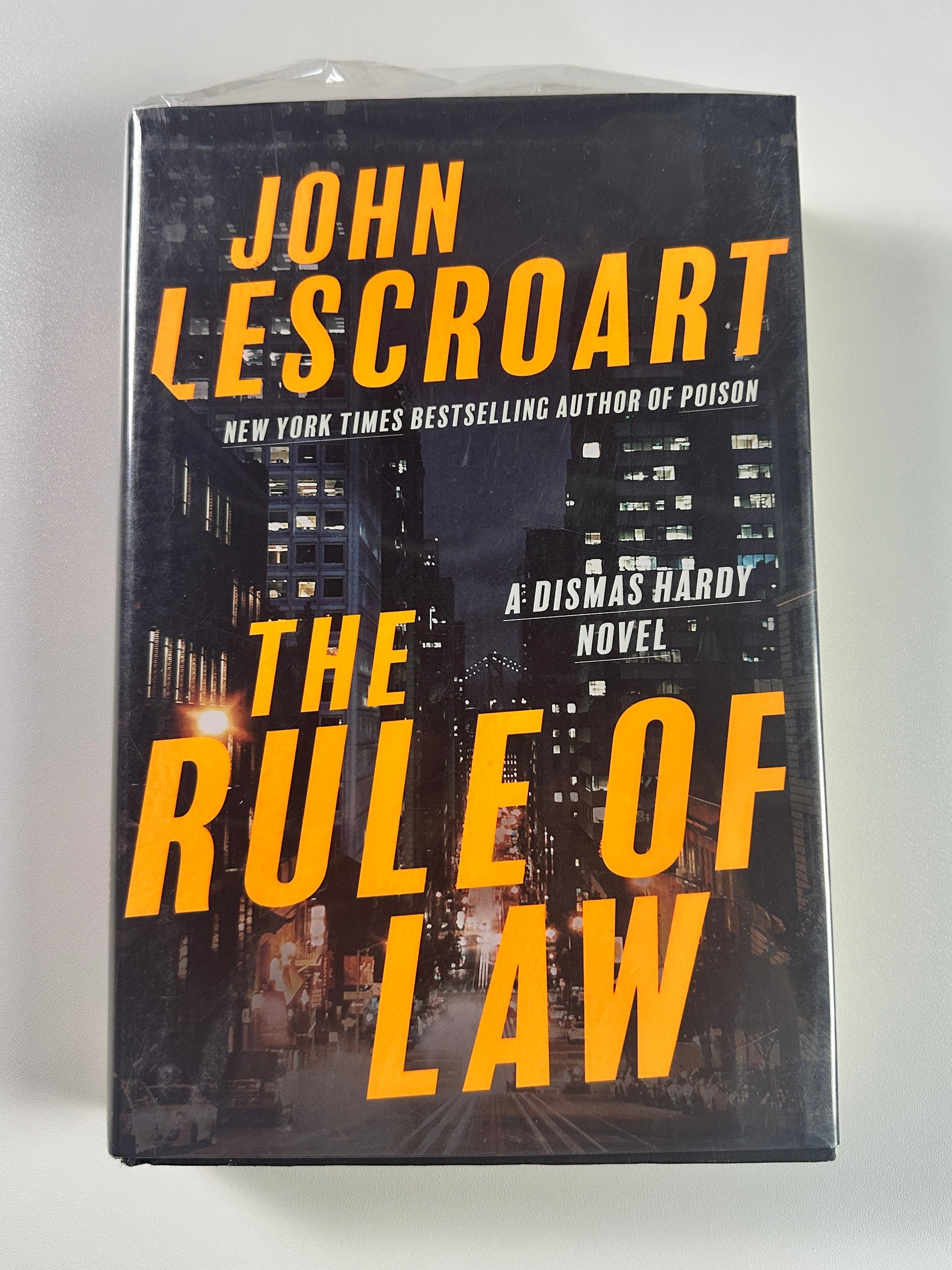 The Rule of Law (A Dismas Hardy Novel) SIGNED by John Lescroart