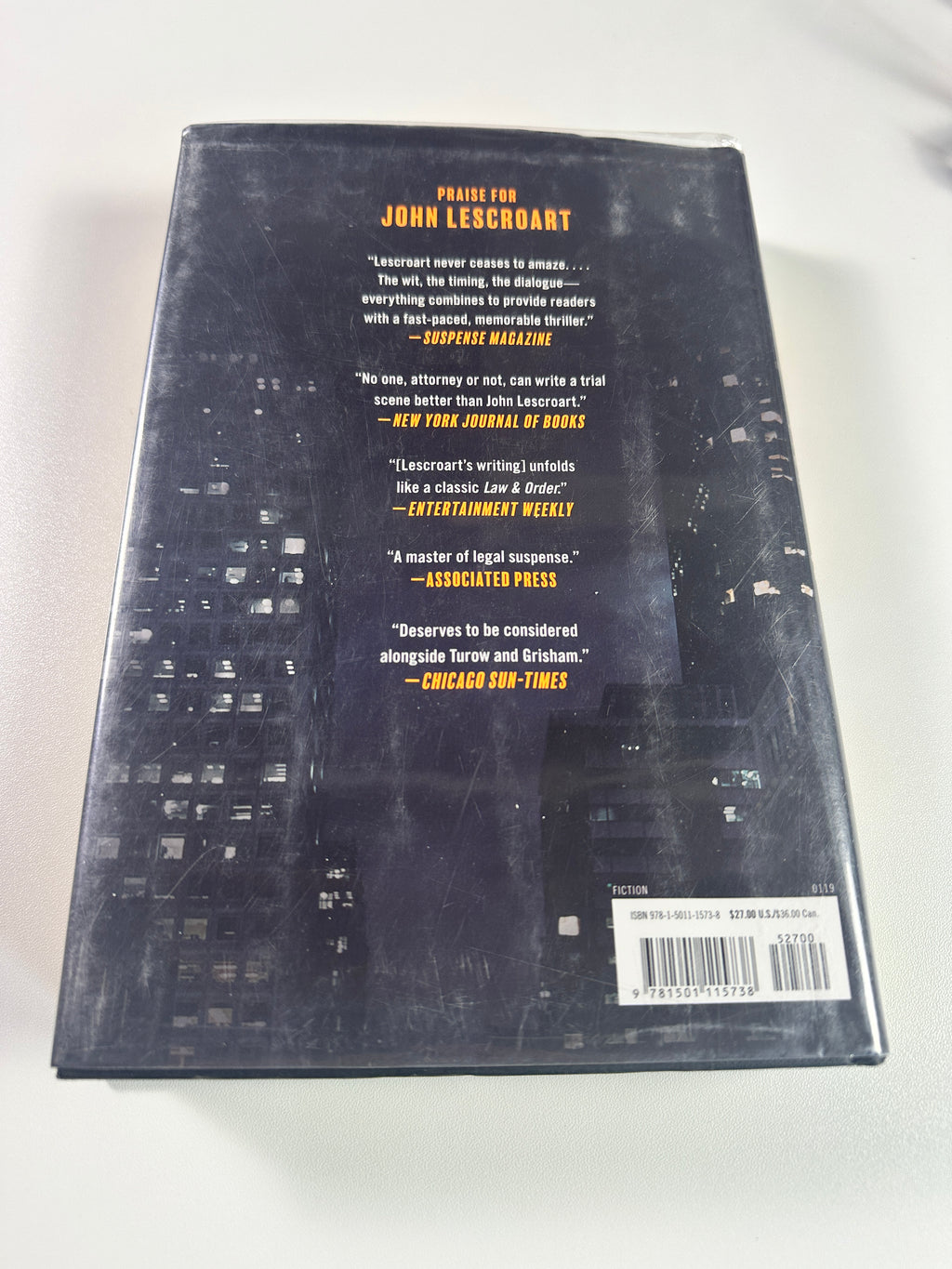 The Rule of Law (A Dismas Hardy Novel) SIGNED by John Lescroart
