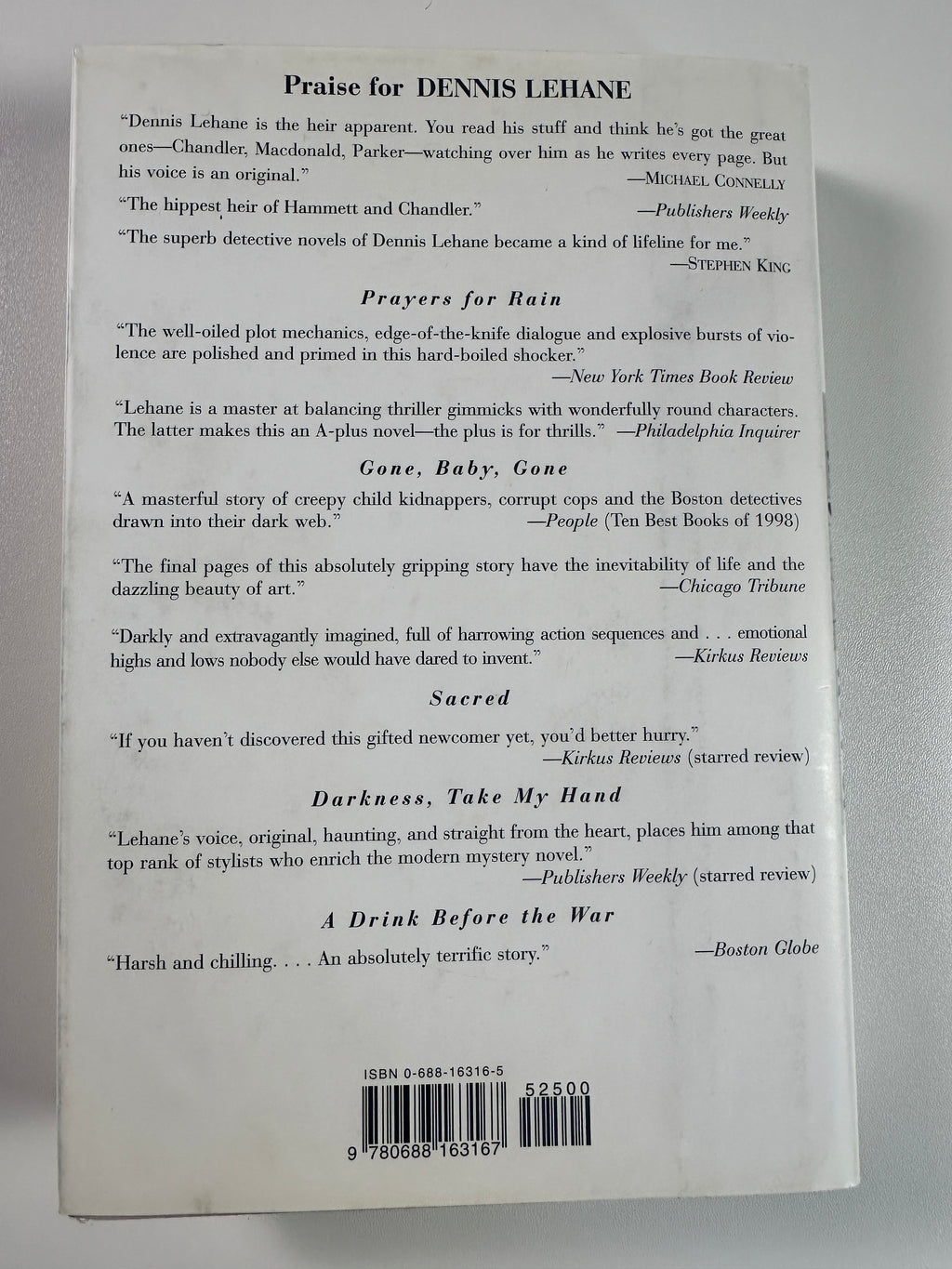 Mystic River SIGNED by Dennis Lehane