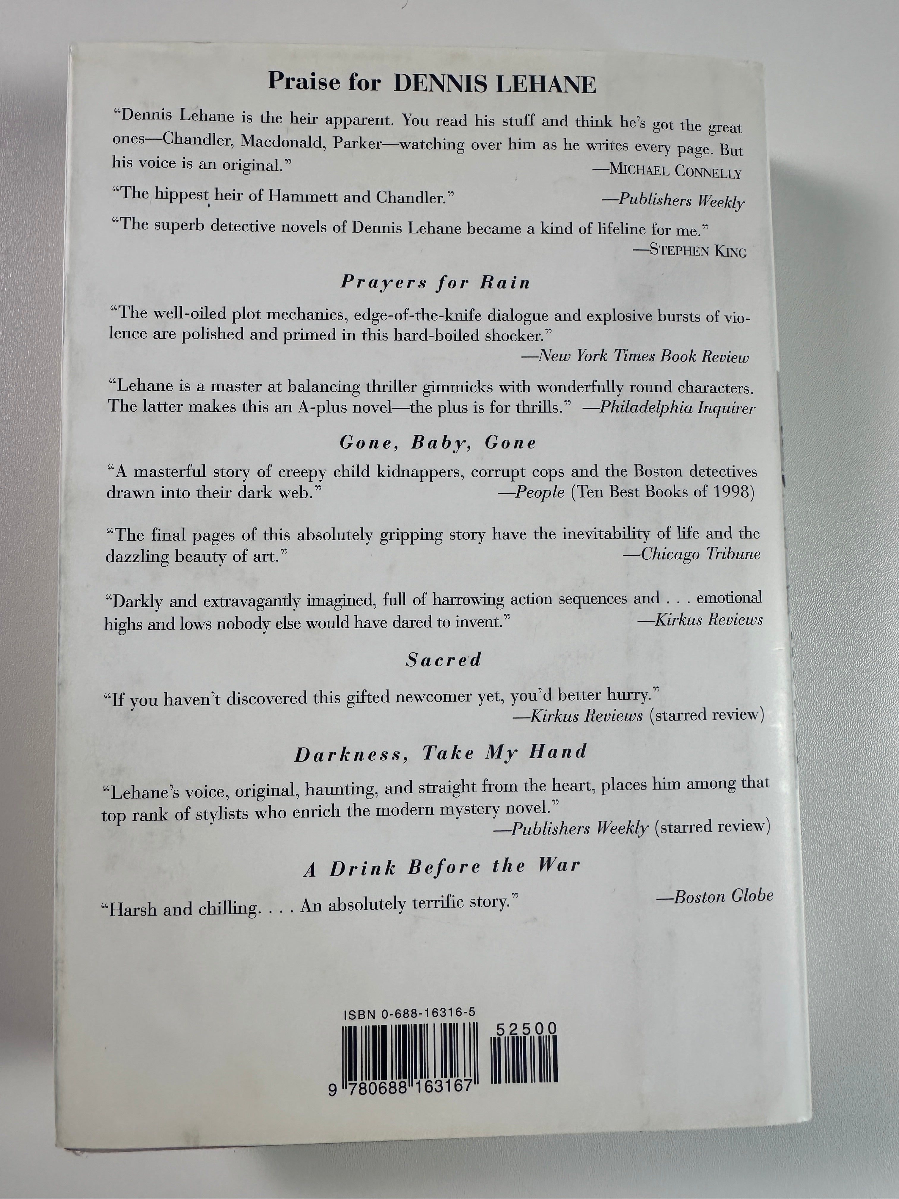 Mystic River SIGNED by Dennis Lehane