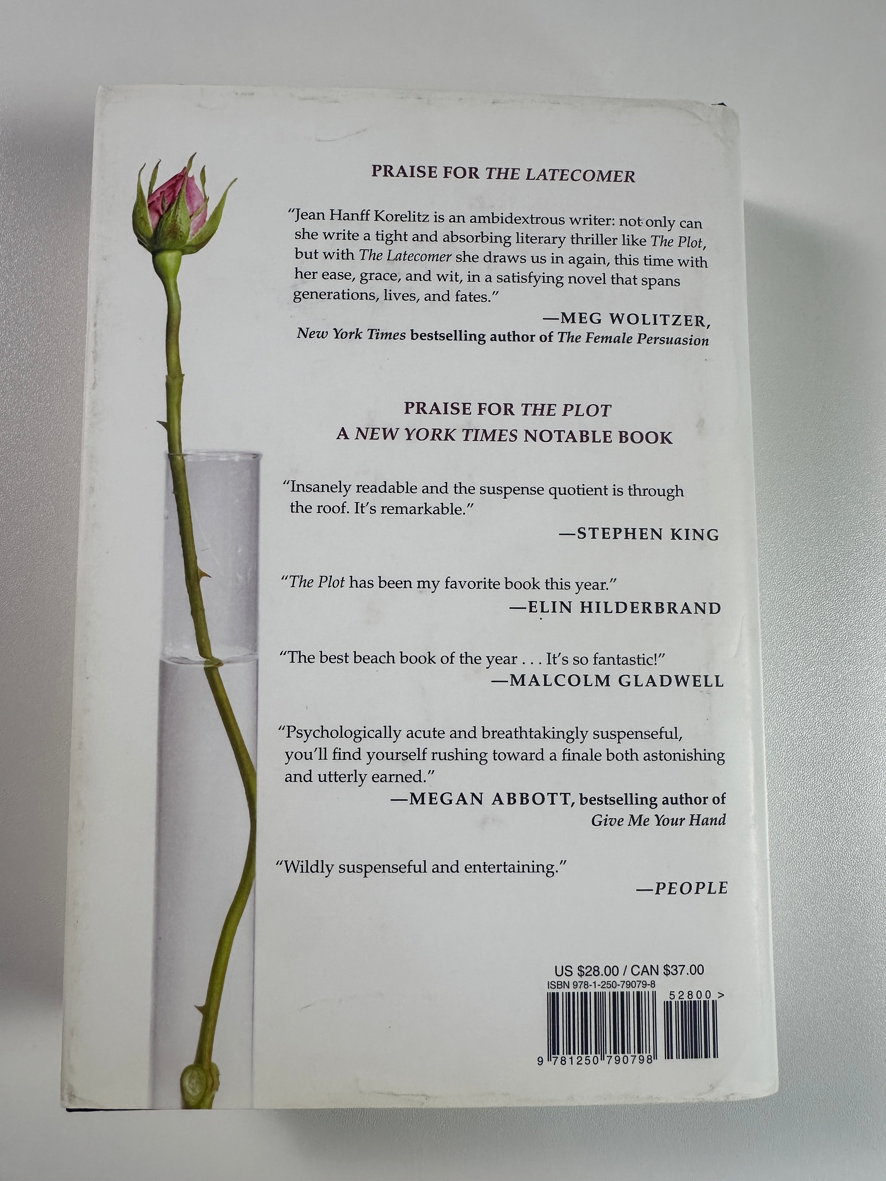 The Latecomer: A Novel SIGNED by Jean Hanff Korelitz