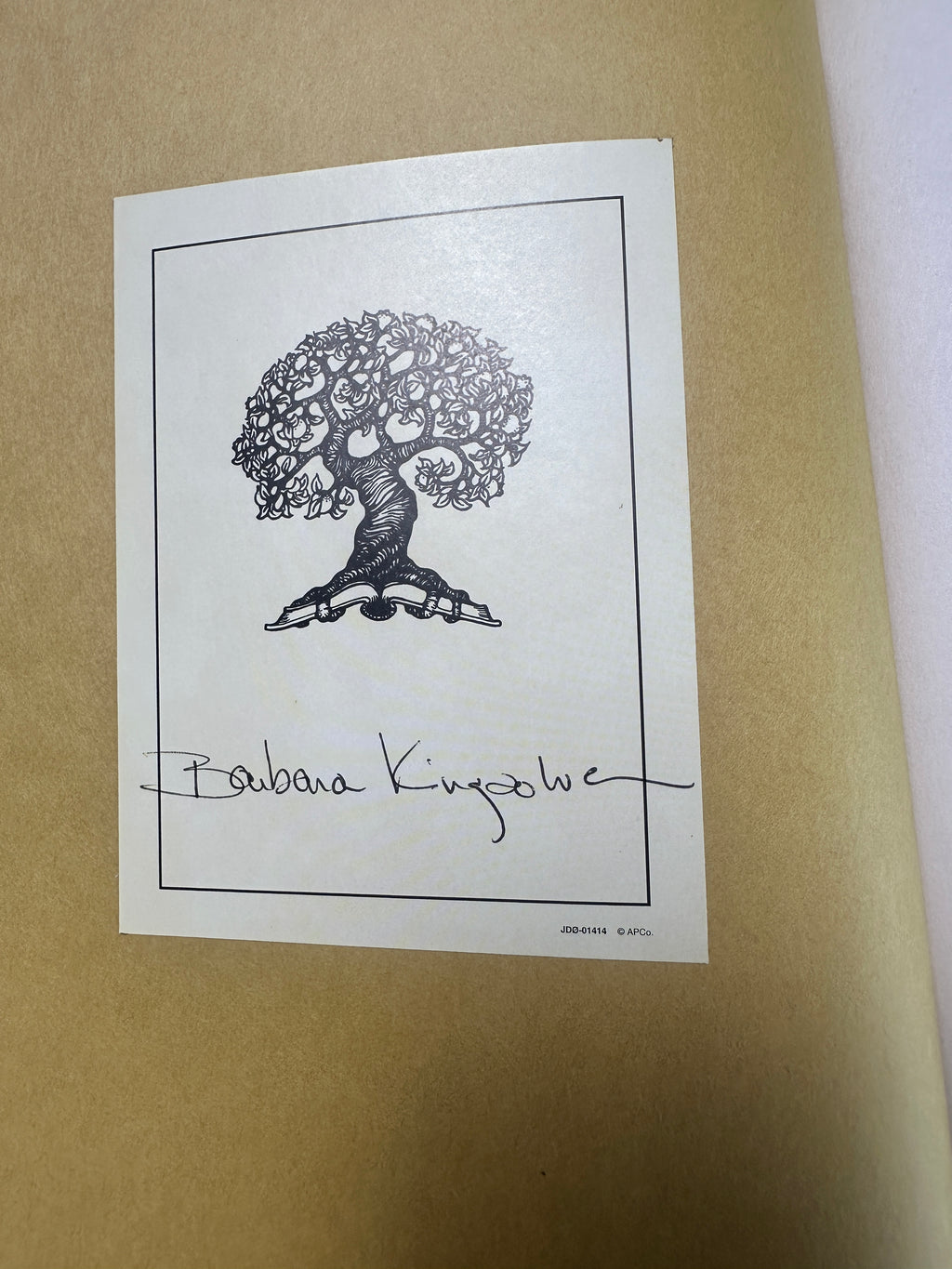 The Poisonwood Bible SIGNED by Barbara Kingsolver