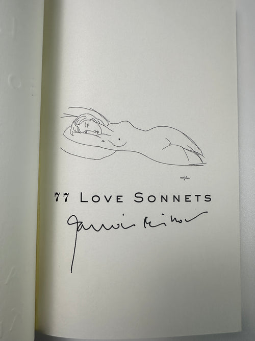 77 Love Sonnets SIGNED by Garrison Keillor