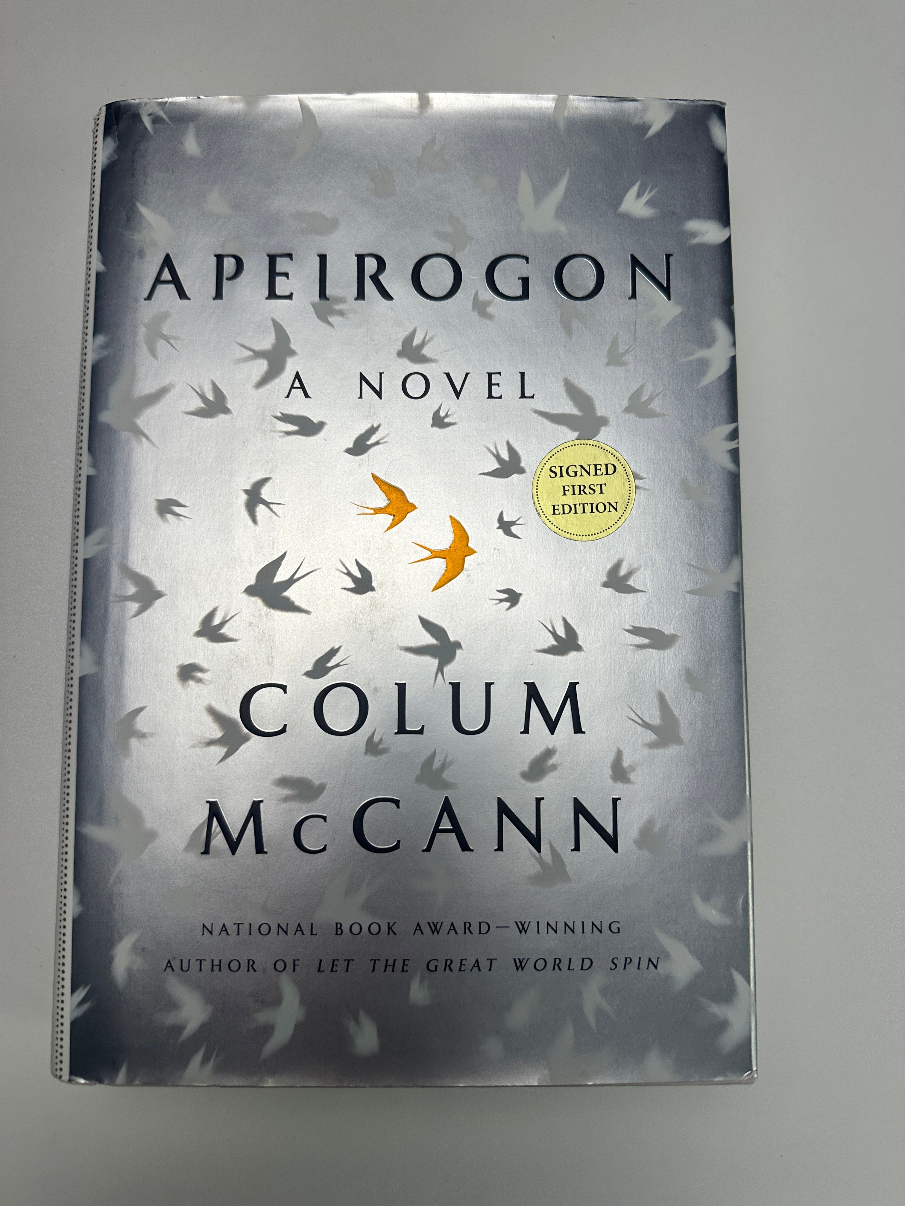 Apeirogon: A Novel SIGNED by Colum McCann