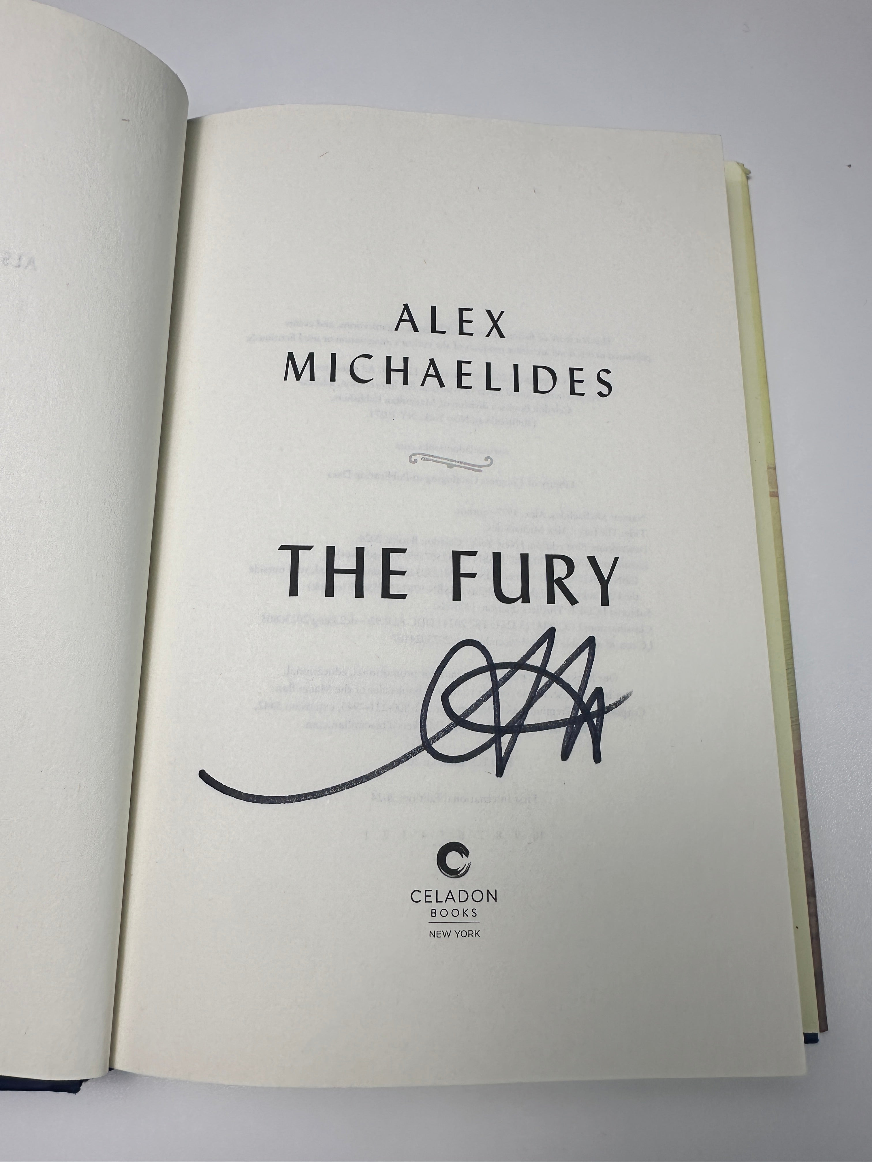 The Fury SIGNED by Alex Michaelides