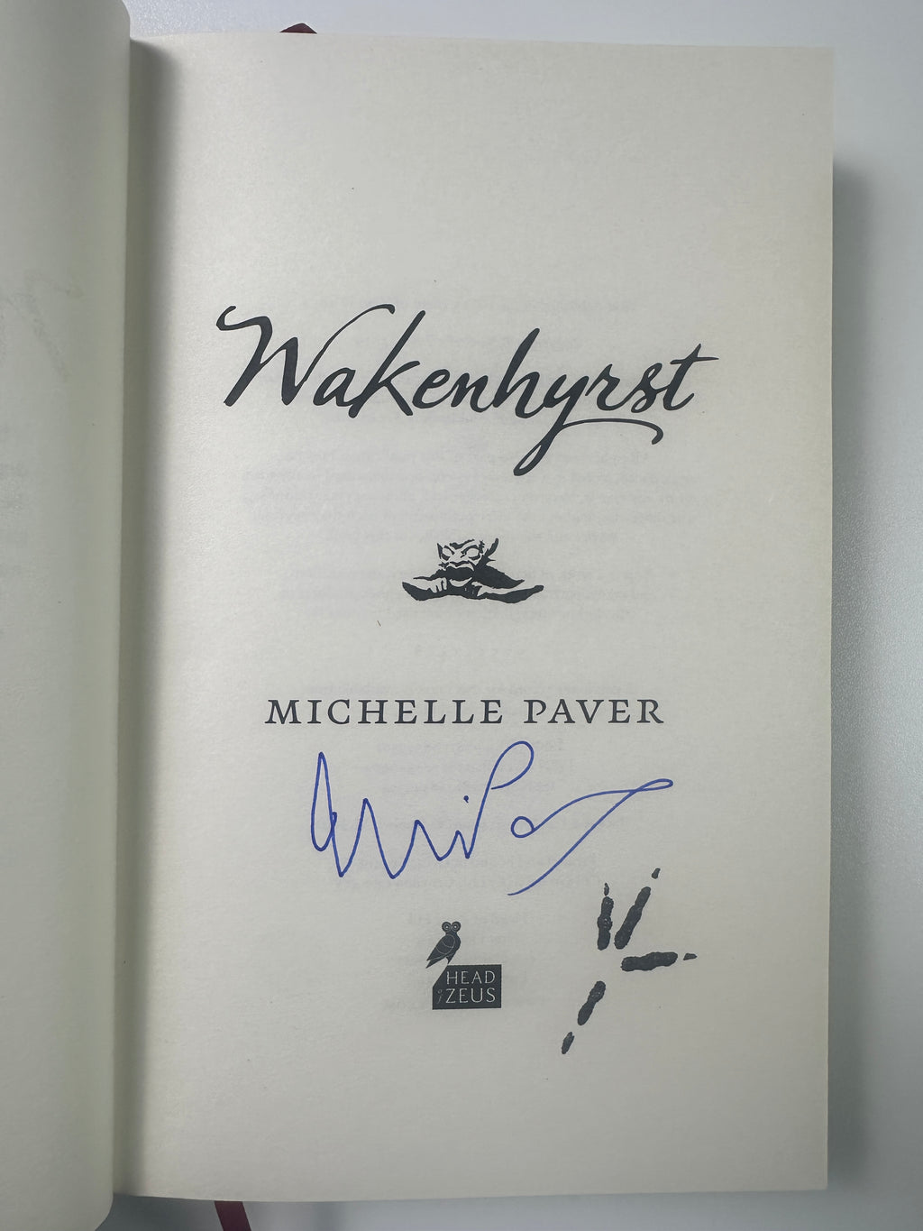 Wakenhyrst SIGNED by Michelle Paver