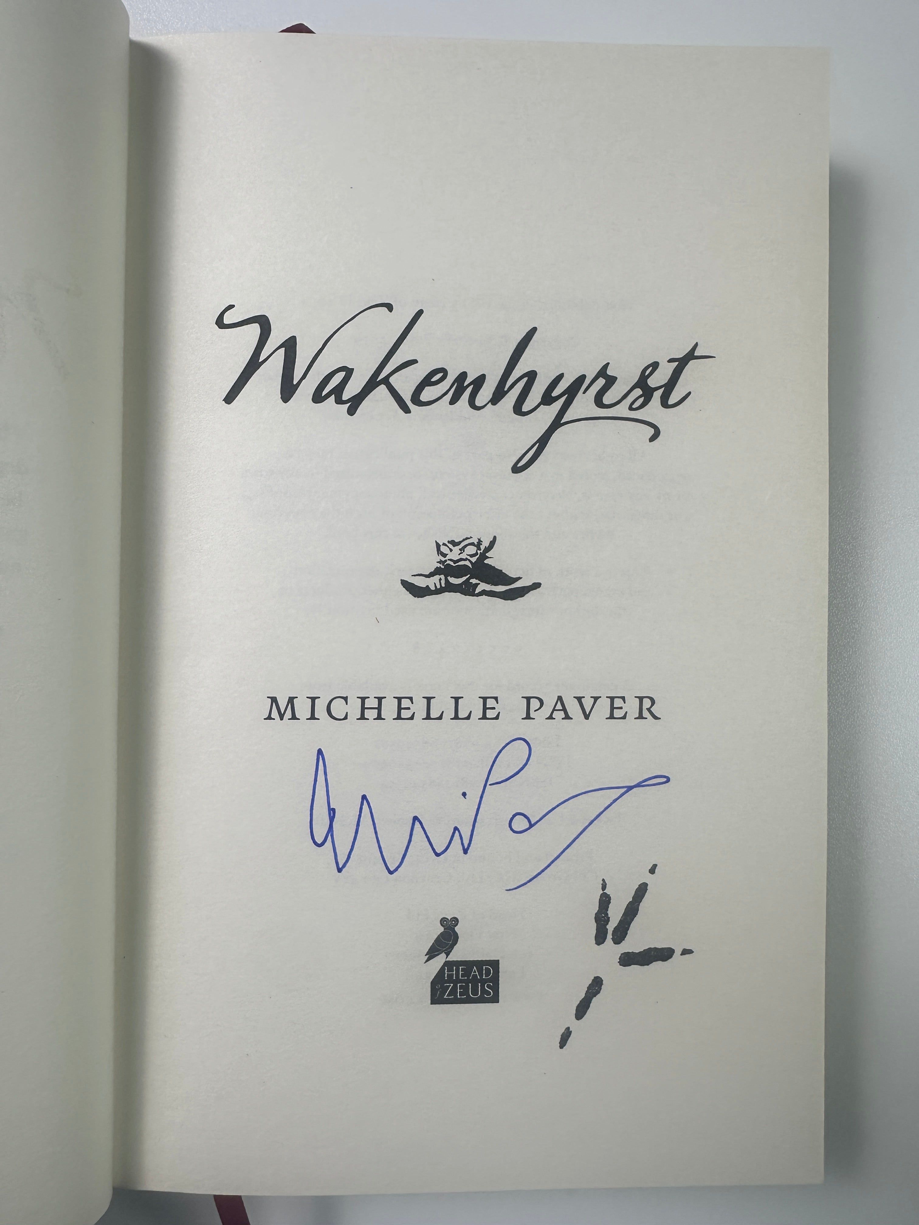 Wakenhyrst SIGNED by Michelle Paver