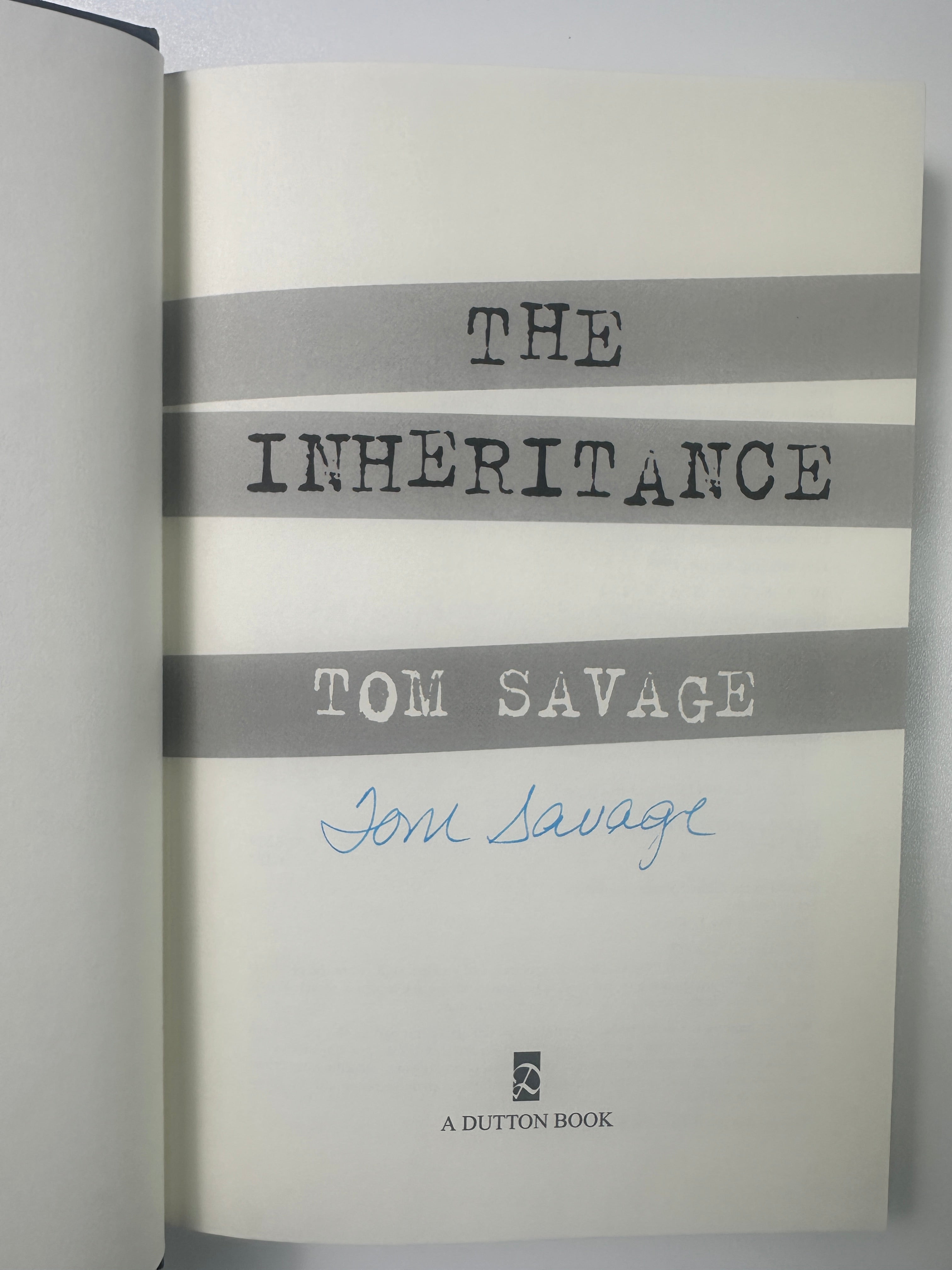 The Inheritance SIGNED by Tom Savage