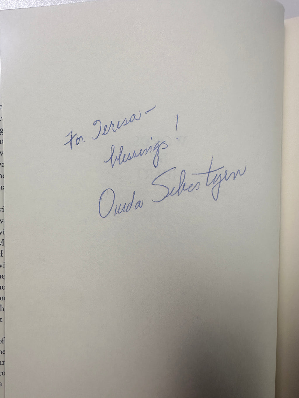 Words by Heart: A Novel SIGNED by Ouida Sebestyen