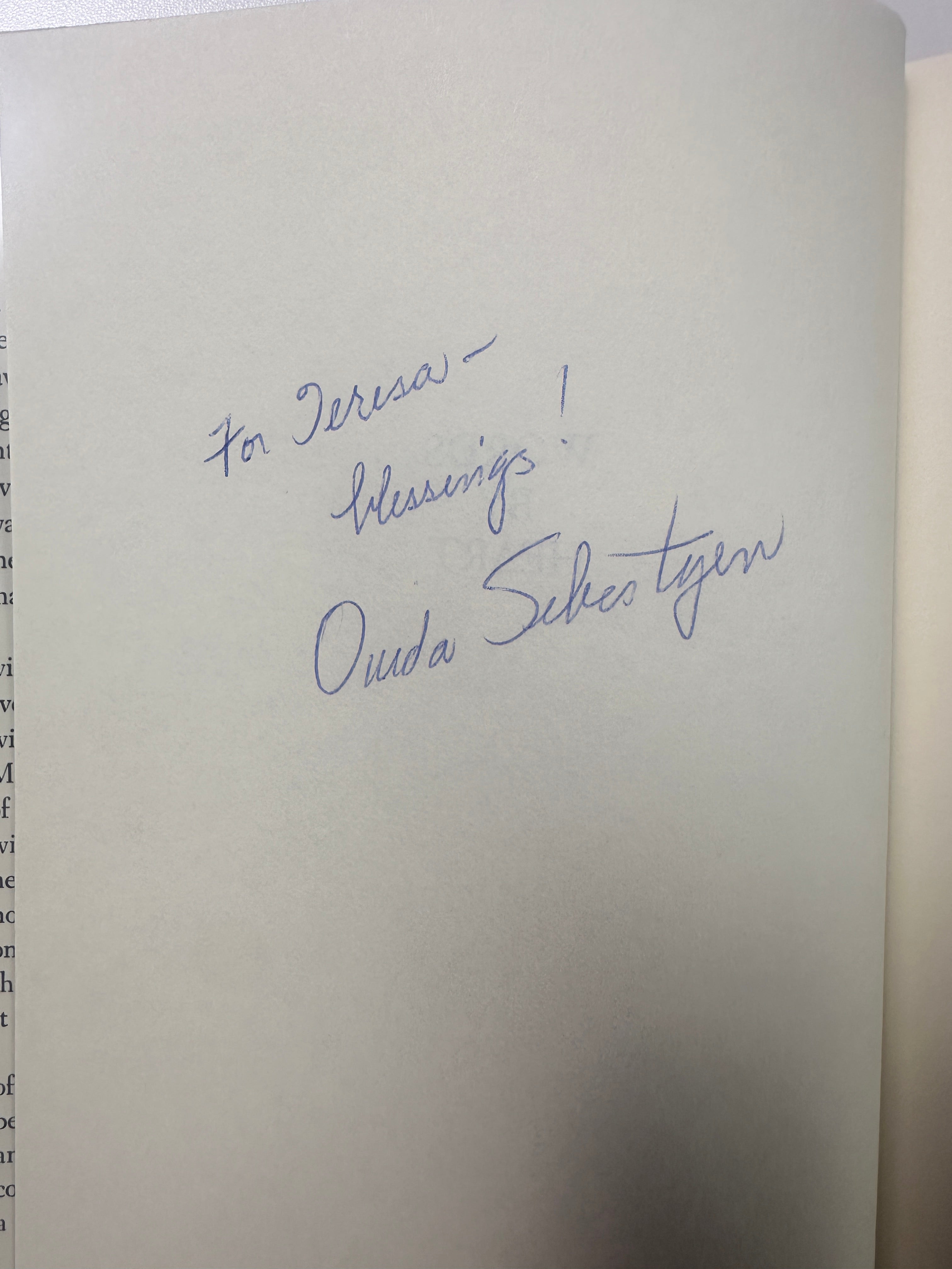 Words by Heart: A Novel SIGNED by Ouida Sebestyen