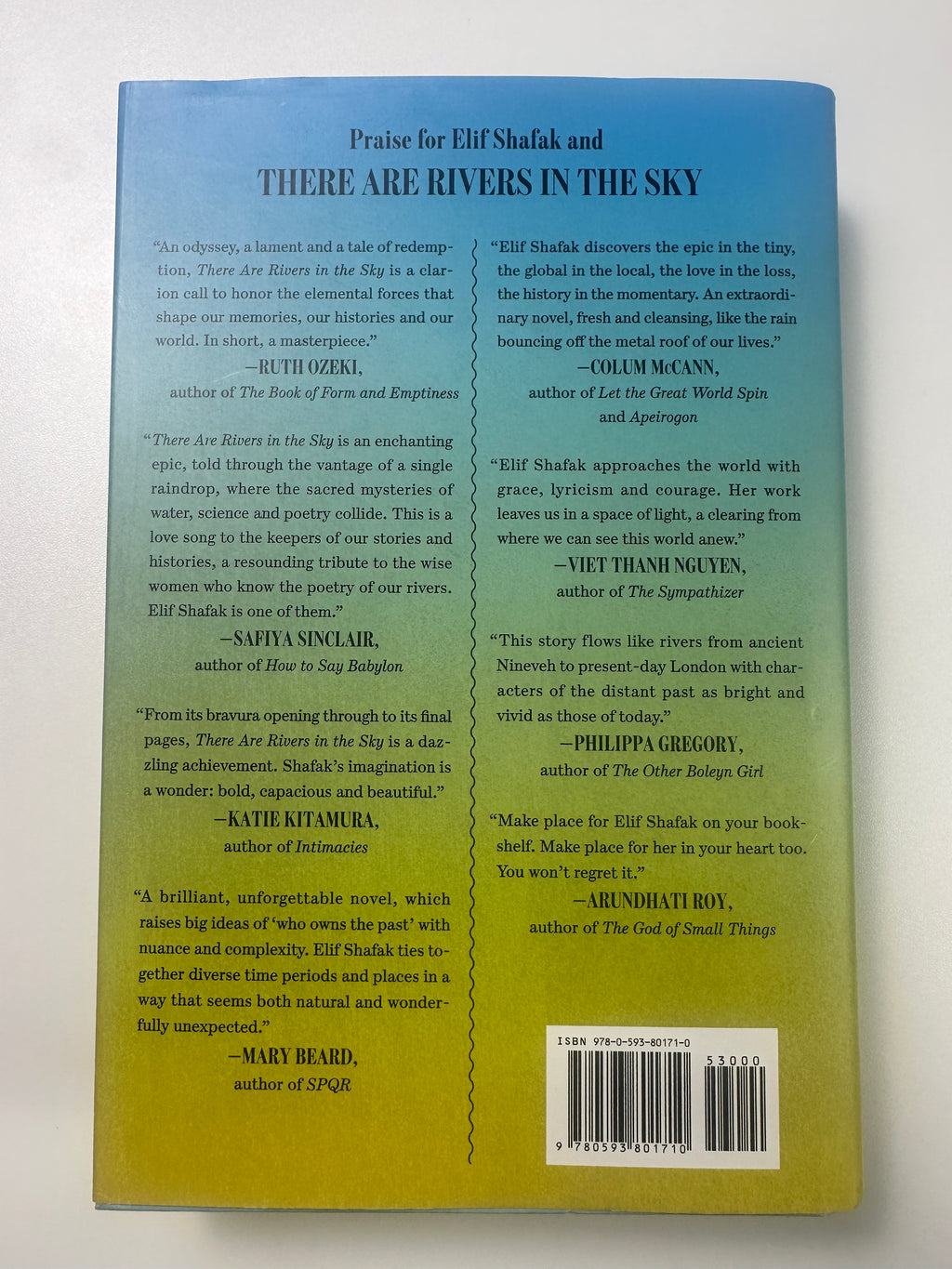 There Are Rivers in the Sky: A Novel SIGNED by Elif Shafak