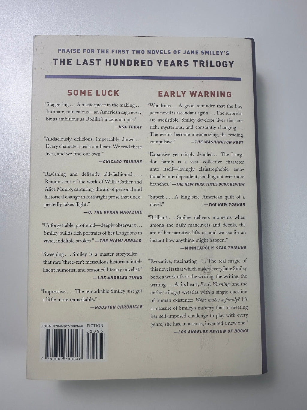 Golden Age SIGNED by Jane Smiley. First Edition, First Printing.