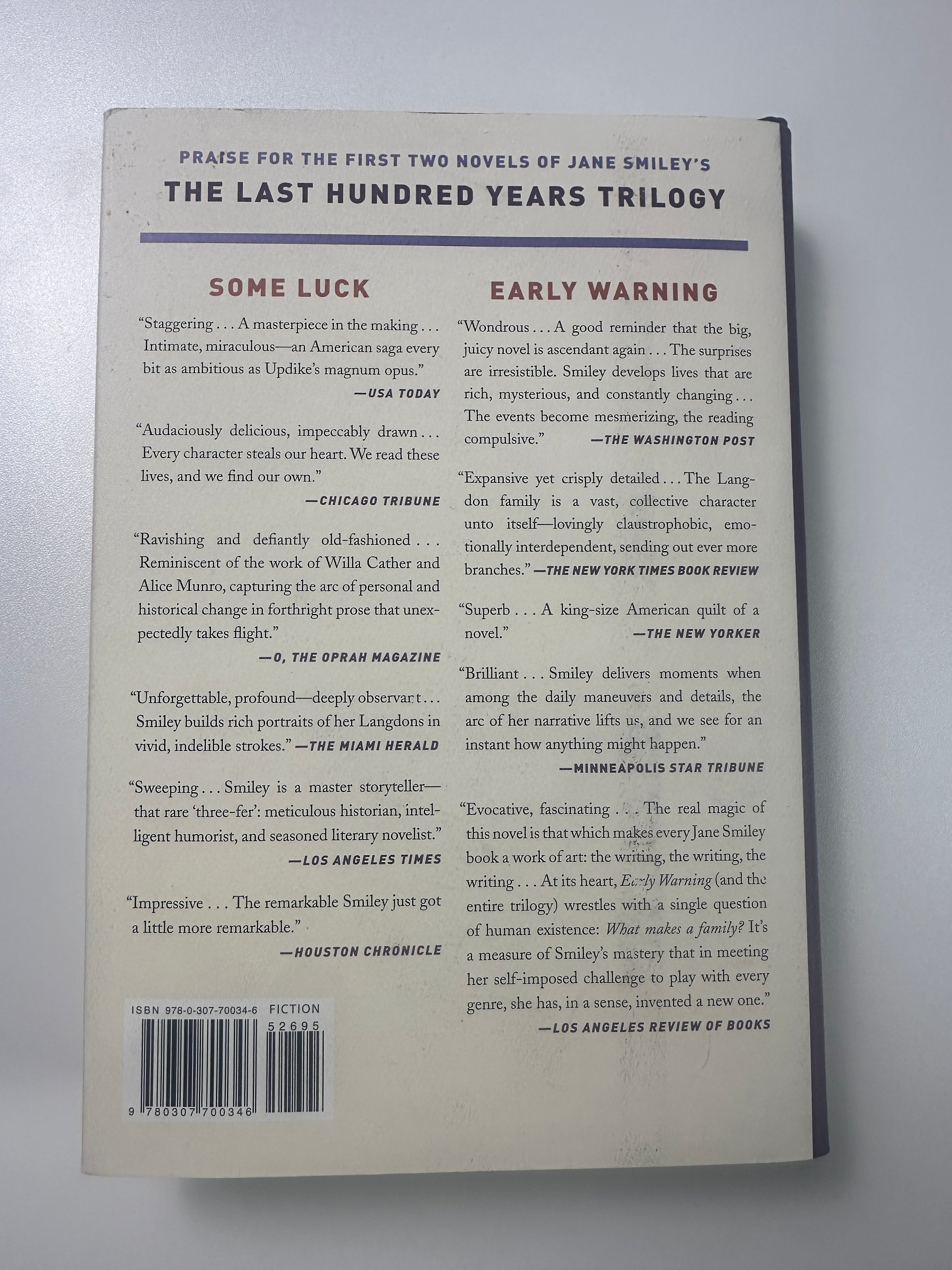 Golden Age SIGNED by Jane Smiley. First Edition, First Printing.