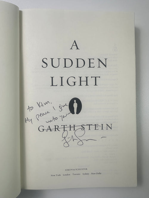 A Sudden Light: A Novel SIGNED by Garth Stein