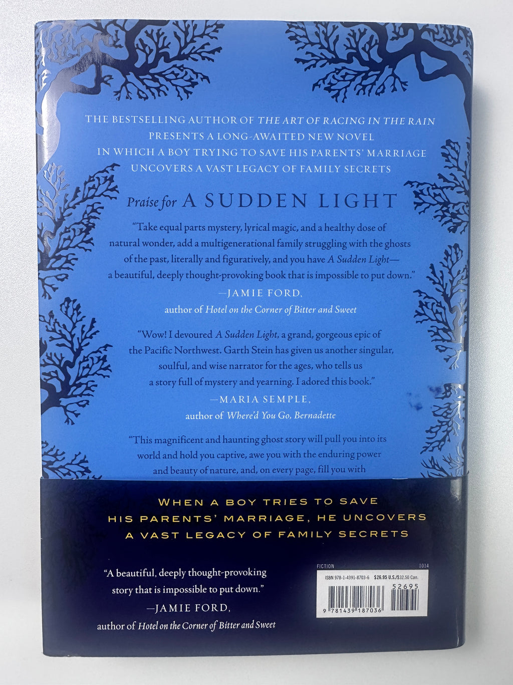 A Sudden Light: A Novel SIGNED by Garth Stein