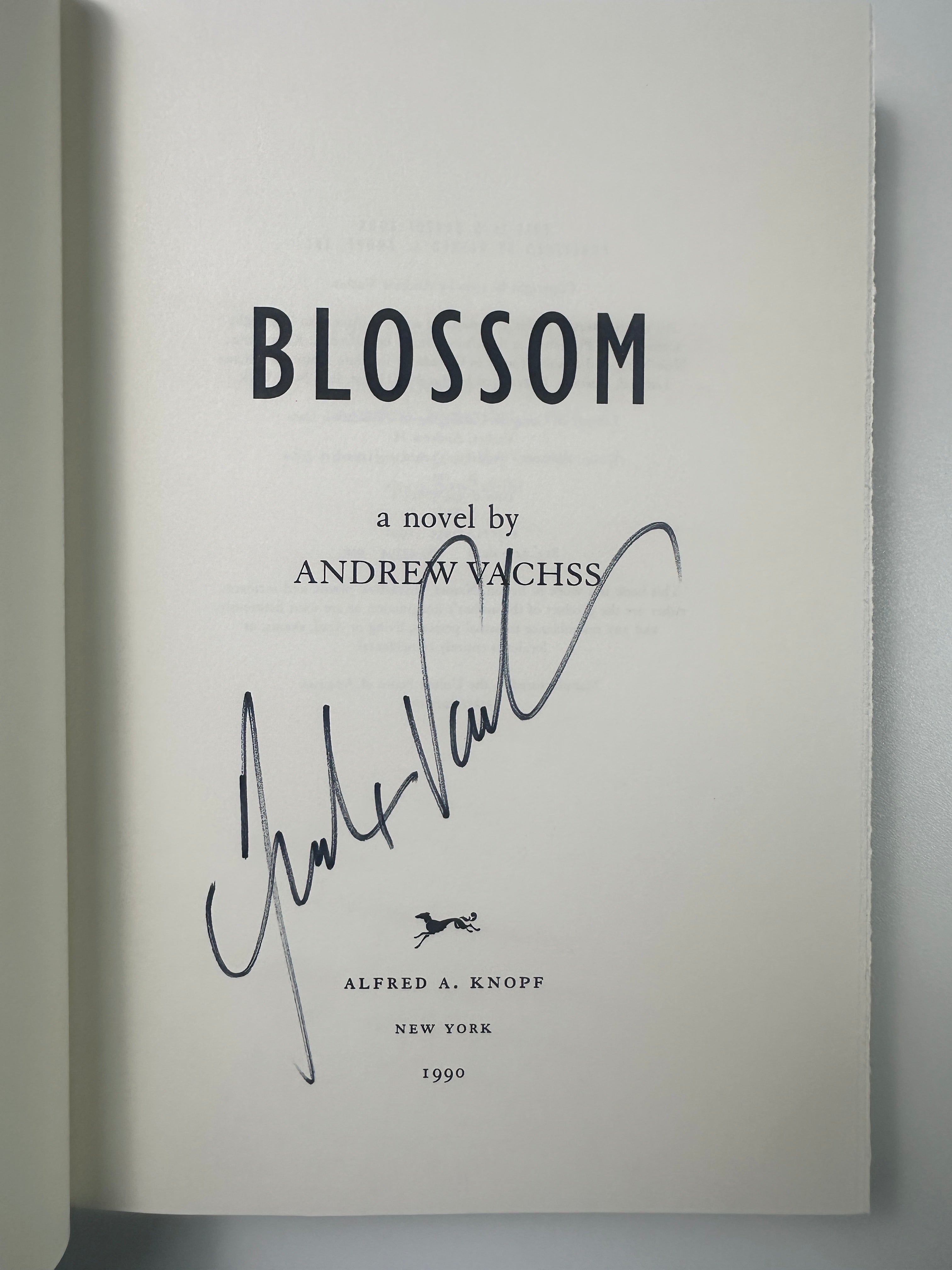 Blossom SIGNED by Andrew Vachss
