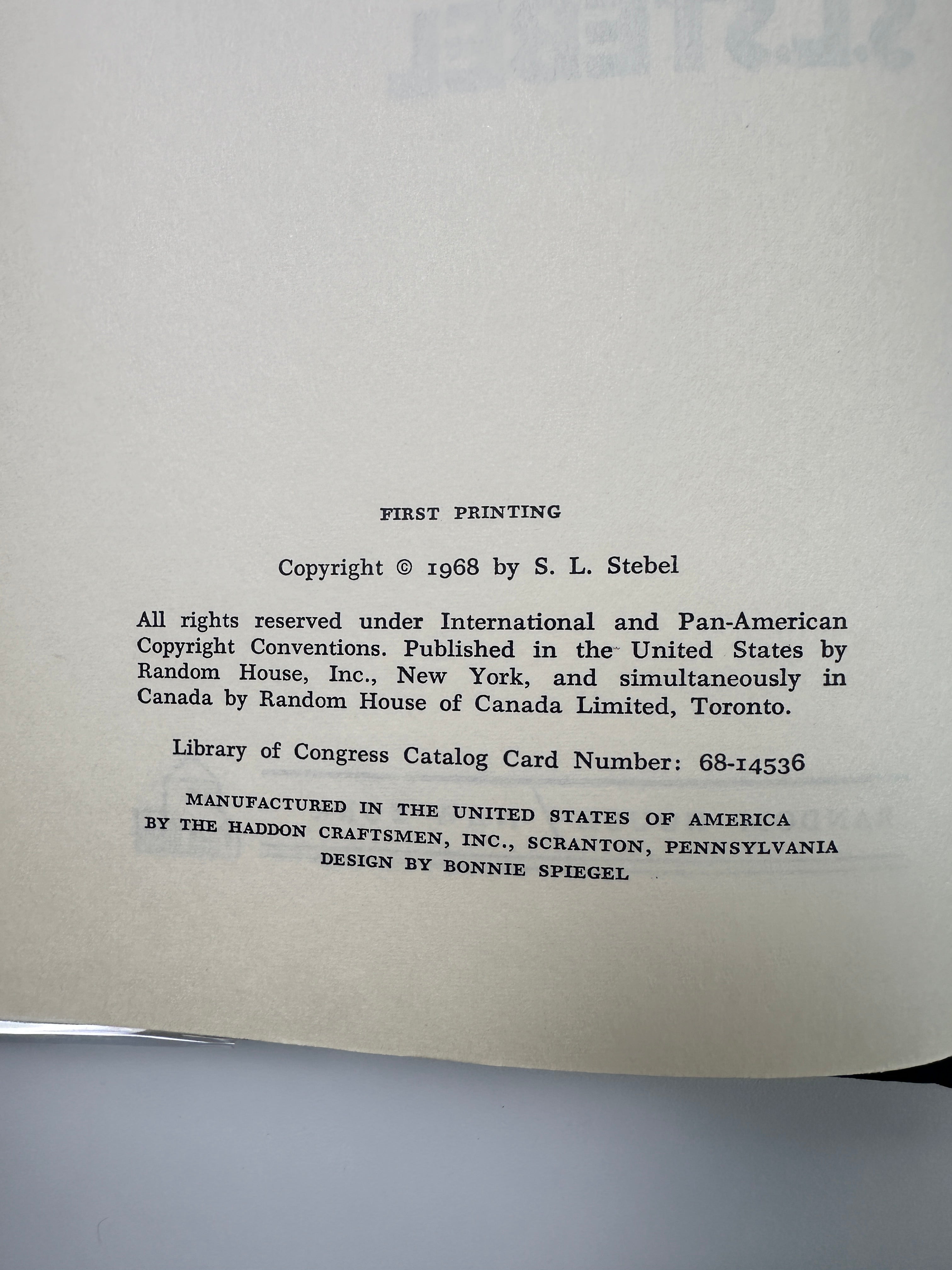 The Collaborator by S.L. Stebel Signed & Inscribed to Actor Oskar Werner | First Printing