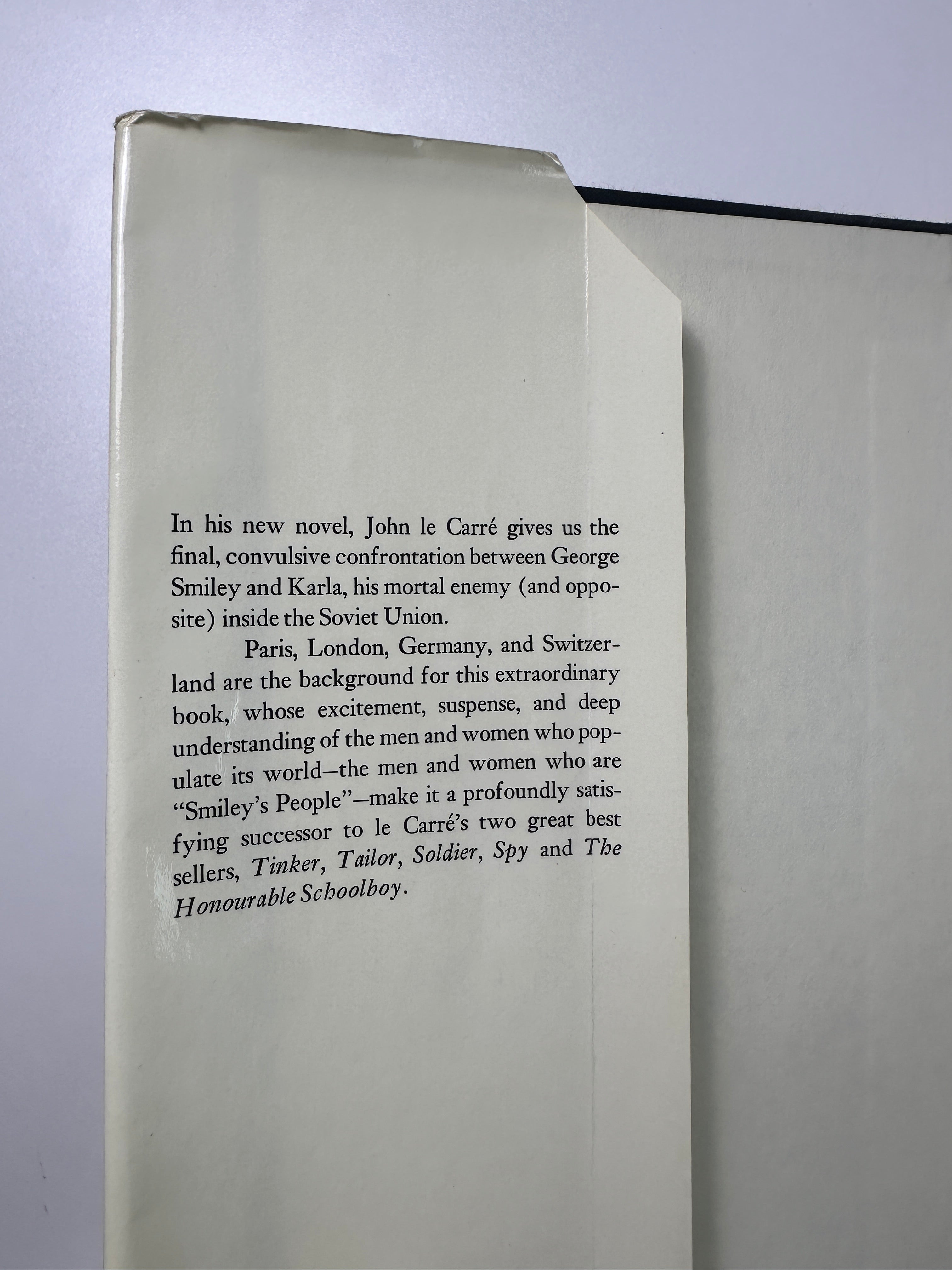 Smiley's People by John le Carré | First Trade Edition | Original Dust Jacket