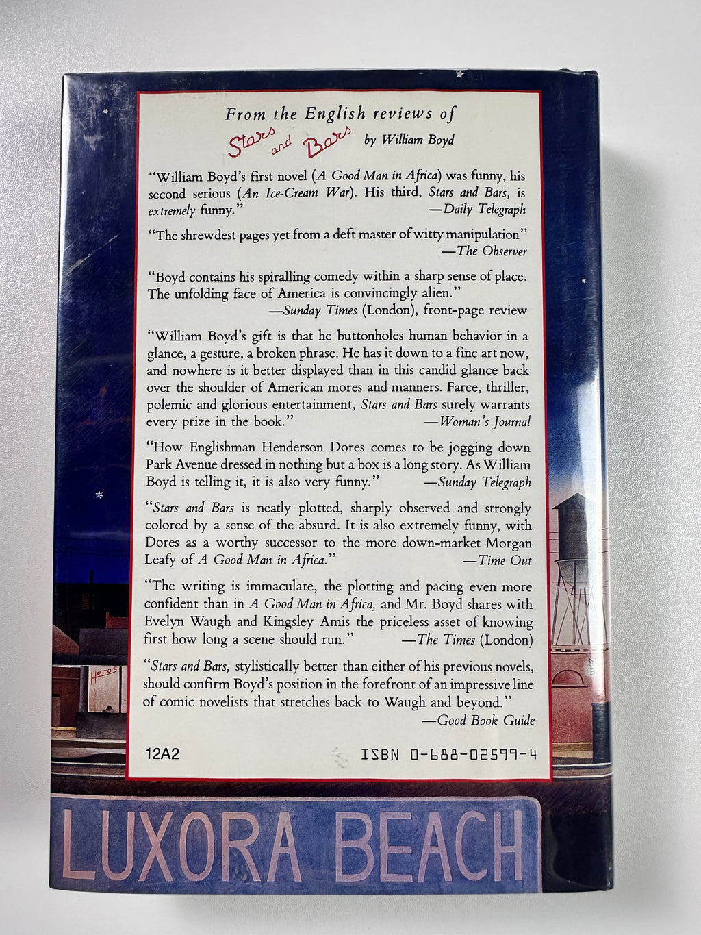 Stars and Bars by William Boyd | First Edition