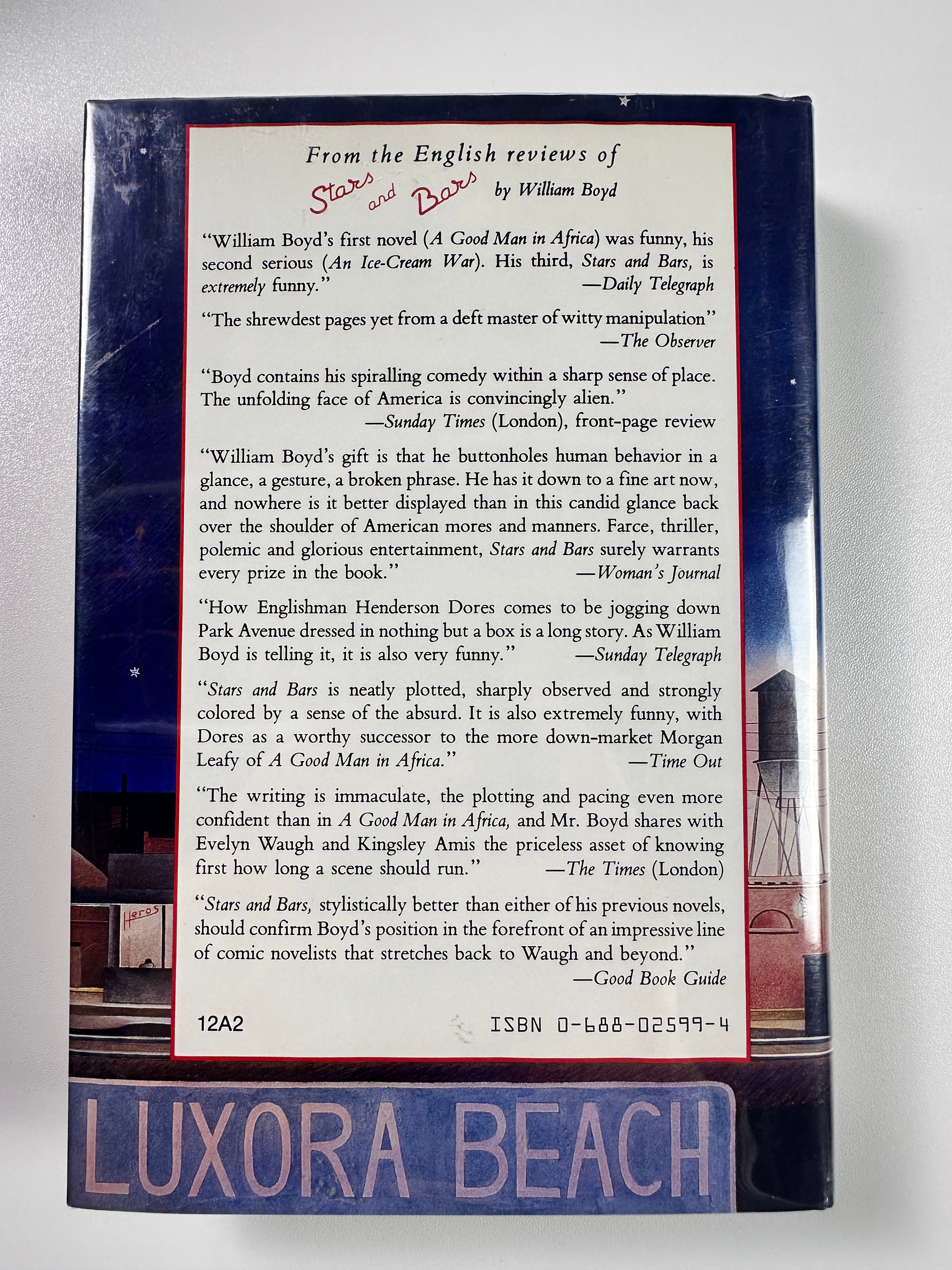 Stars and Bars by William Boyd | First Edition
