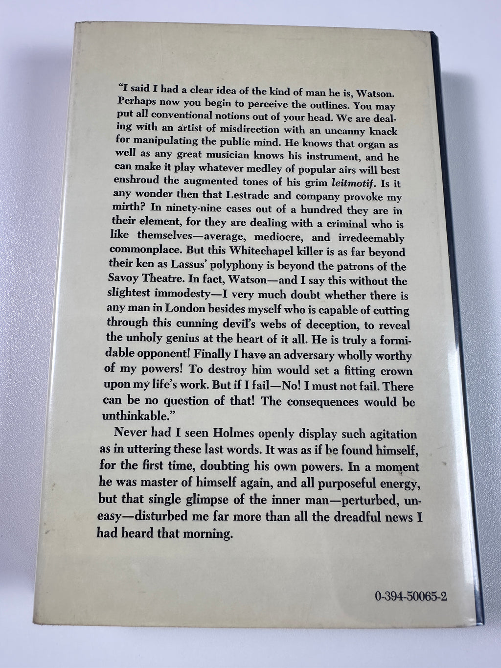 The Last Sherlock Holmes Story by Michael Dibdin | First Edition