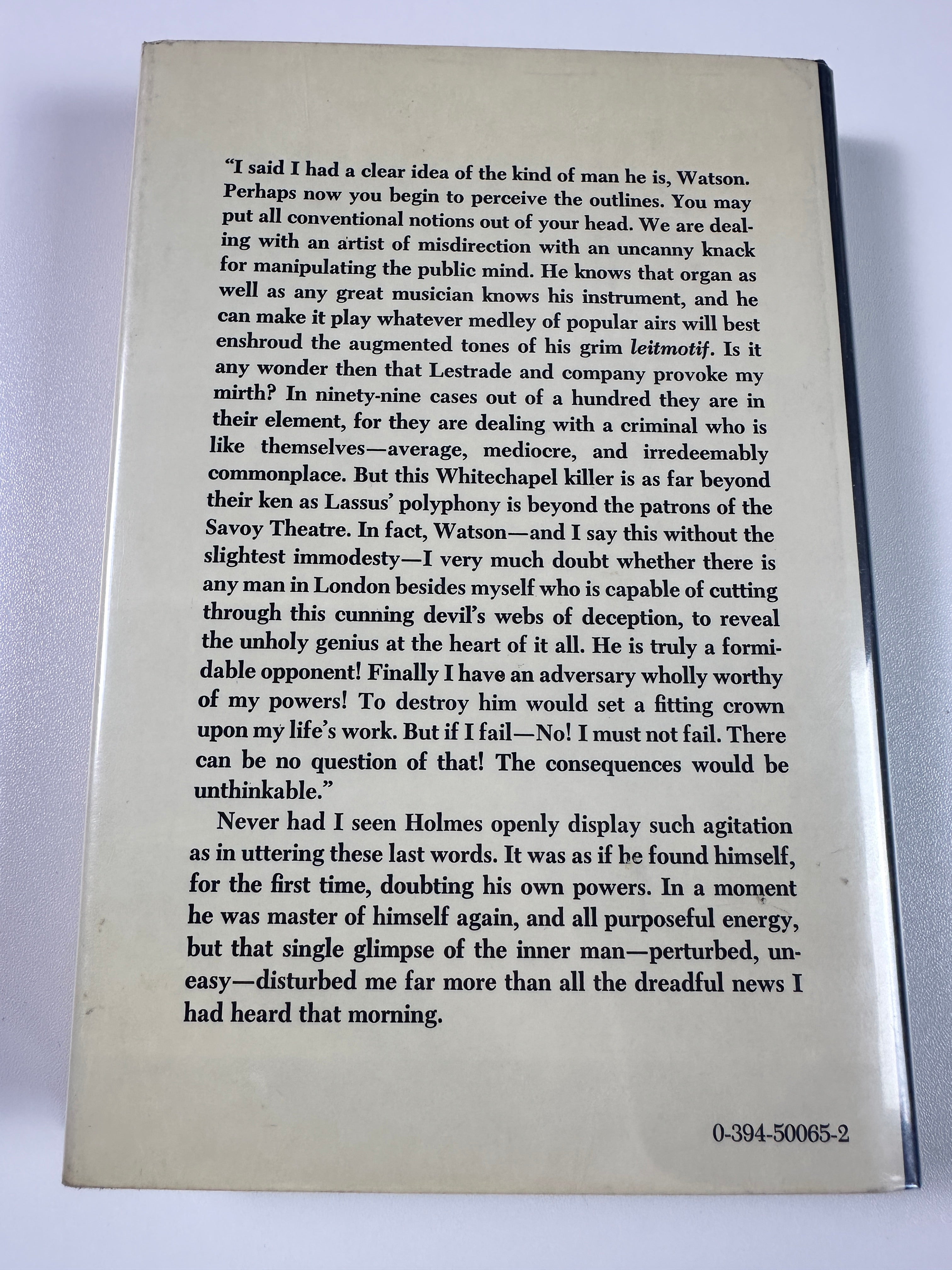 The Last Sherlock Holmes Story by Michael Dibdin | First Edition