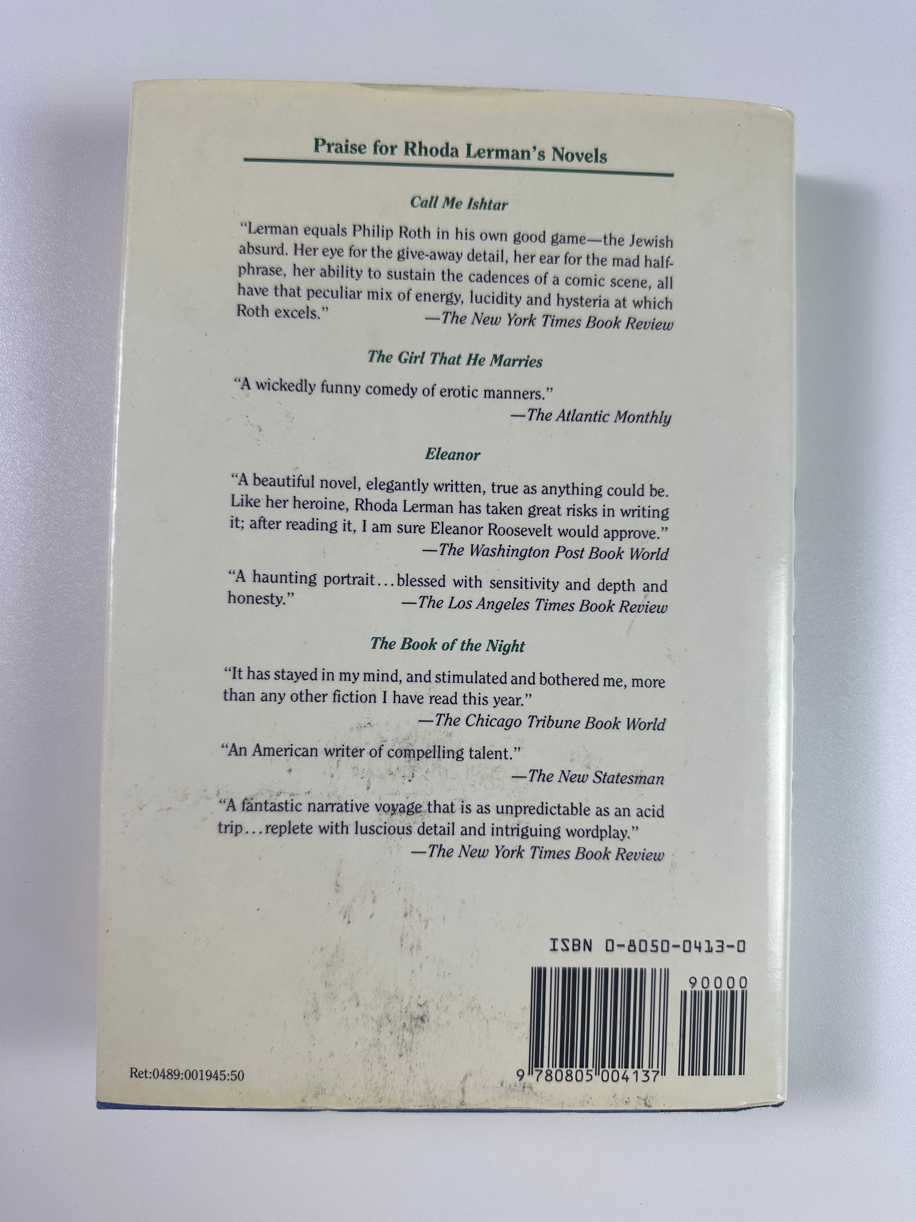 God's Ear by Rhoda Lerman | First Edition