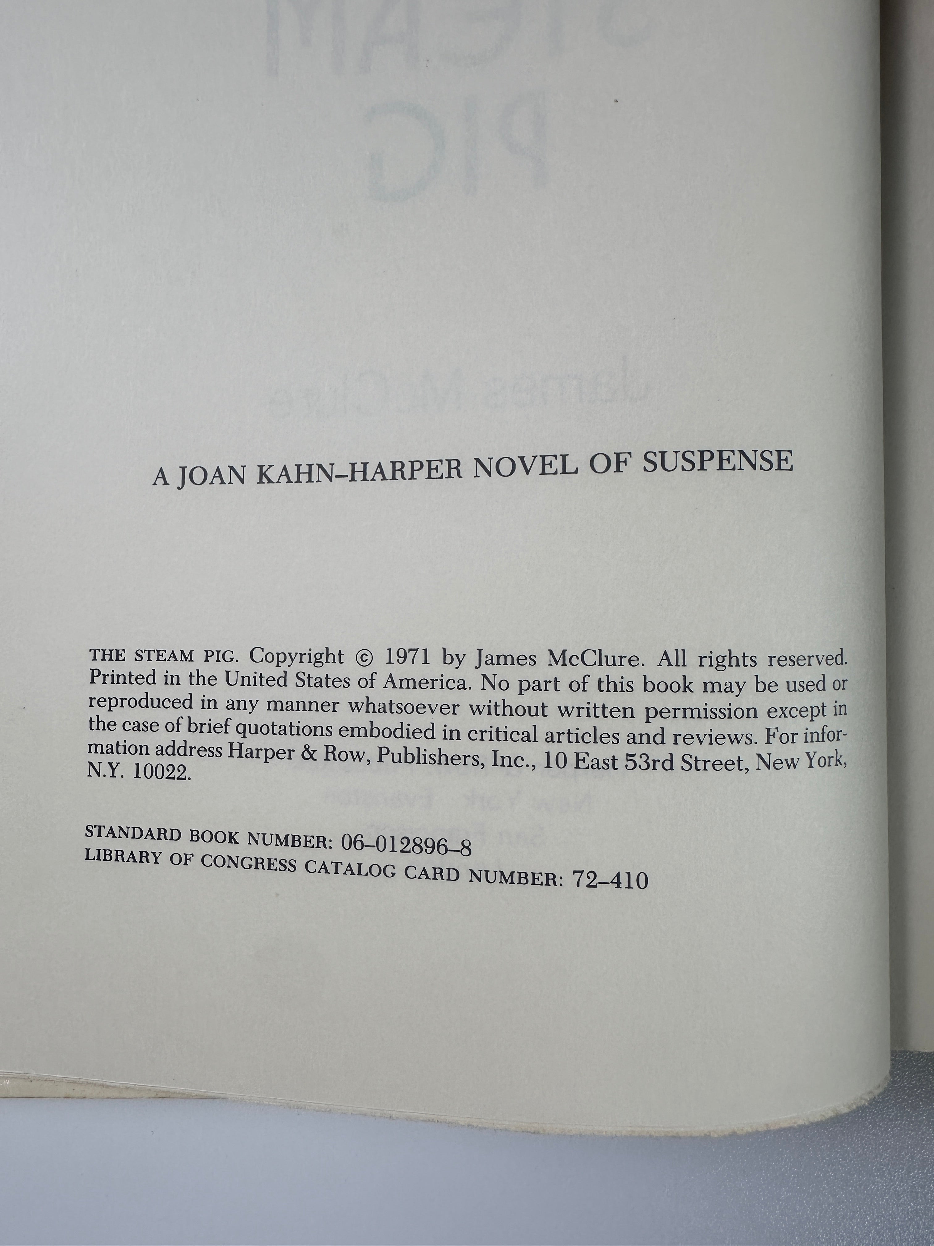 The Steam Pig by James McClure | First Edition