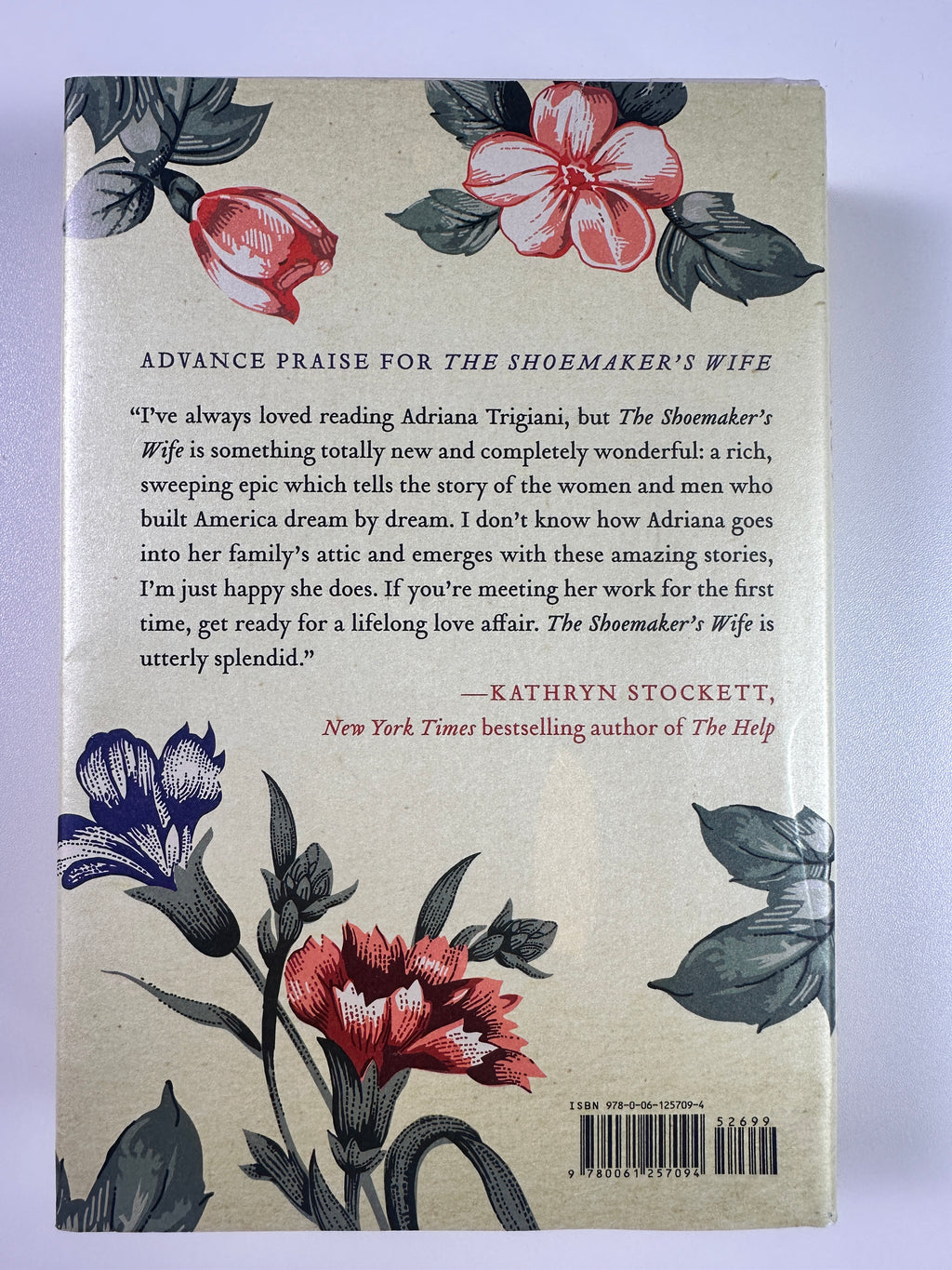 The Shoemaker's Wife by Adriana Trigiani | First Edition