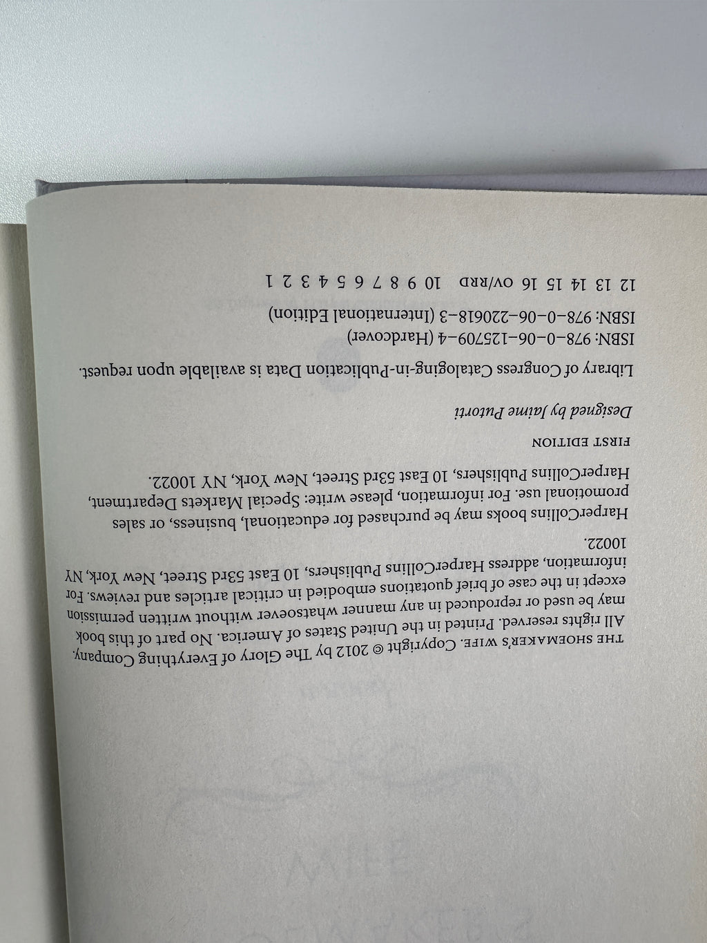 The Shoemaker's Wife by Adriana Trigiani | First Edition