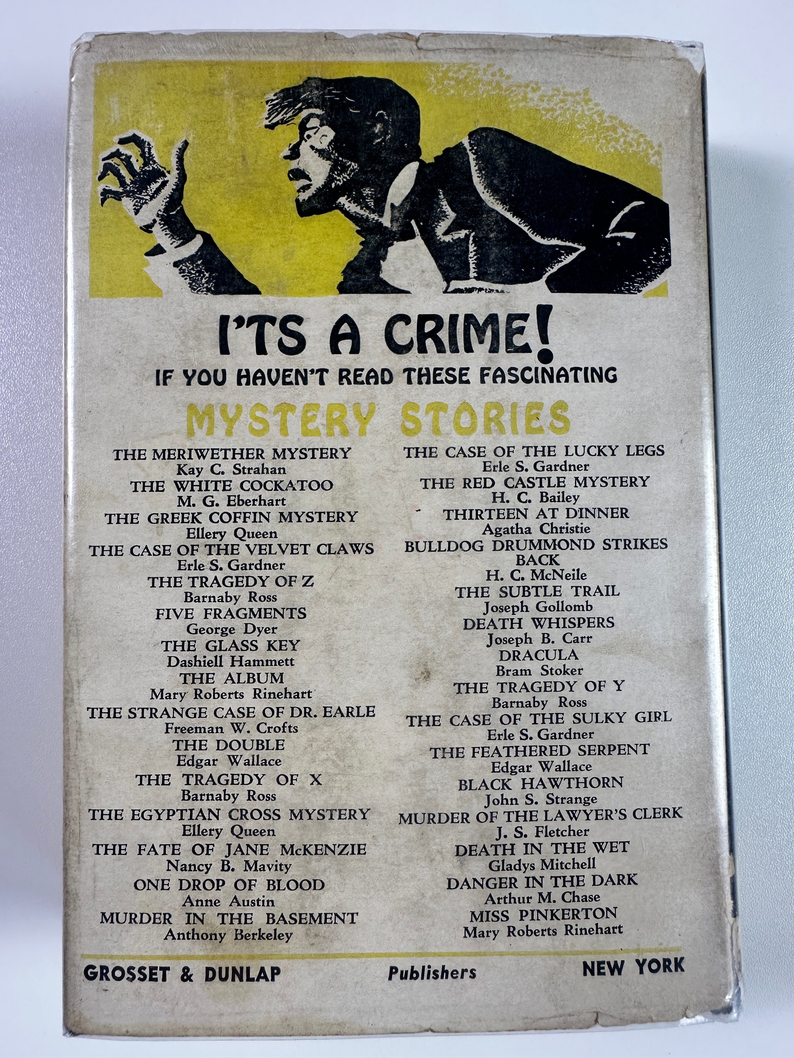 Drury Lane's Last Case by Barnaby Ross | Ellery Queen Pseudonym | Dust Jacket