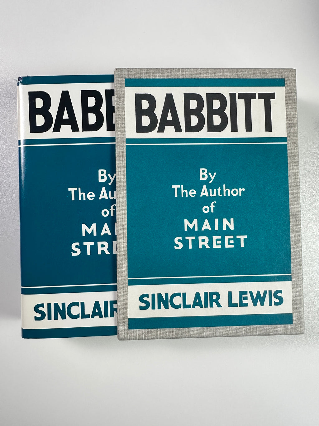 Babbitt by Sinclair Lewis | First Edition Library Facsimile | Slipcase & Publisher Insert
