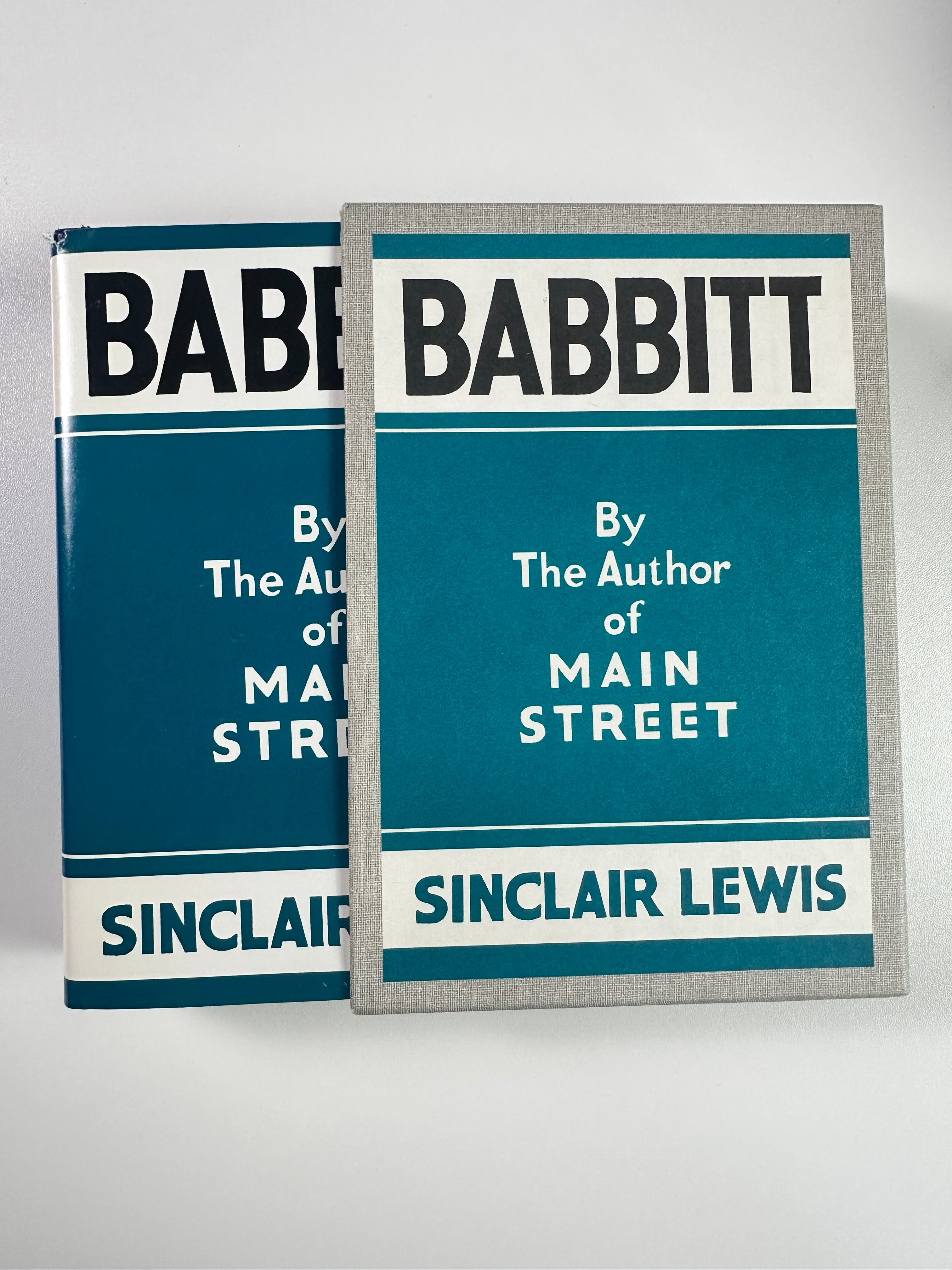 Babbitt by Sinclair Lewis | First Edition Library Facsimile | Slipcase & Publisher Insert