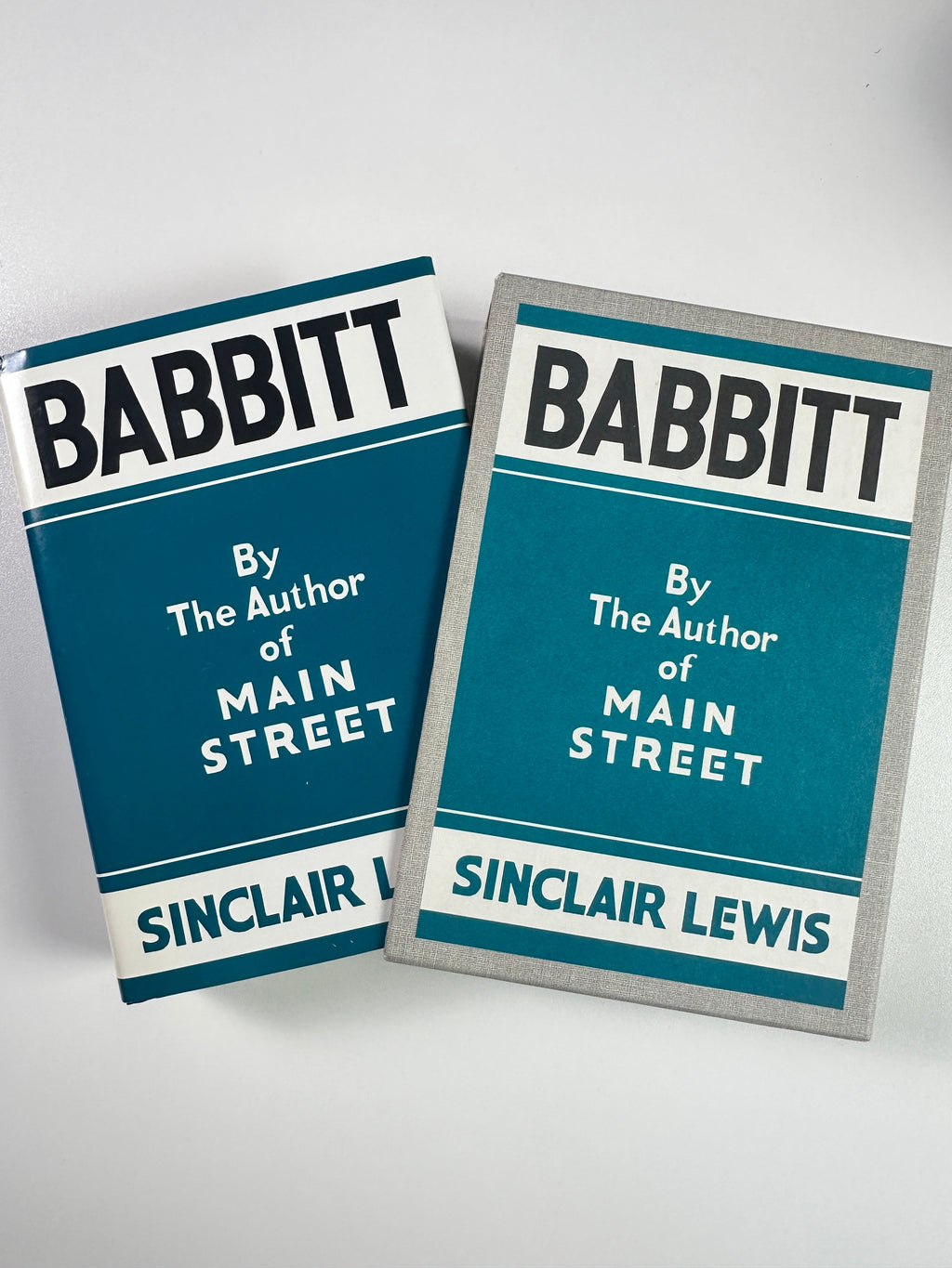 Babbitt by Sinclair Lewis | First Edition Library Facsimile | Slipcase & Publisher Insert