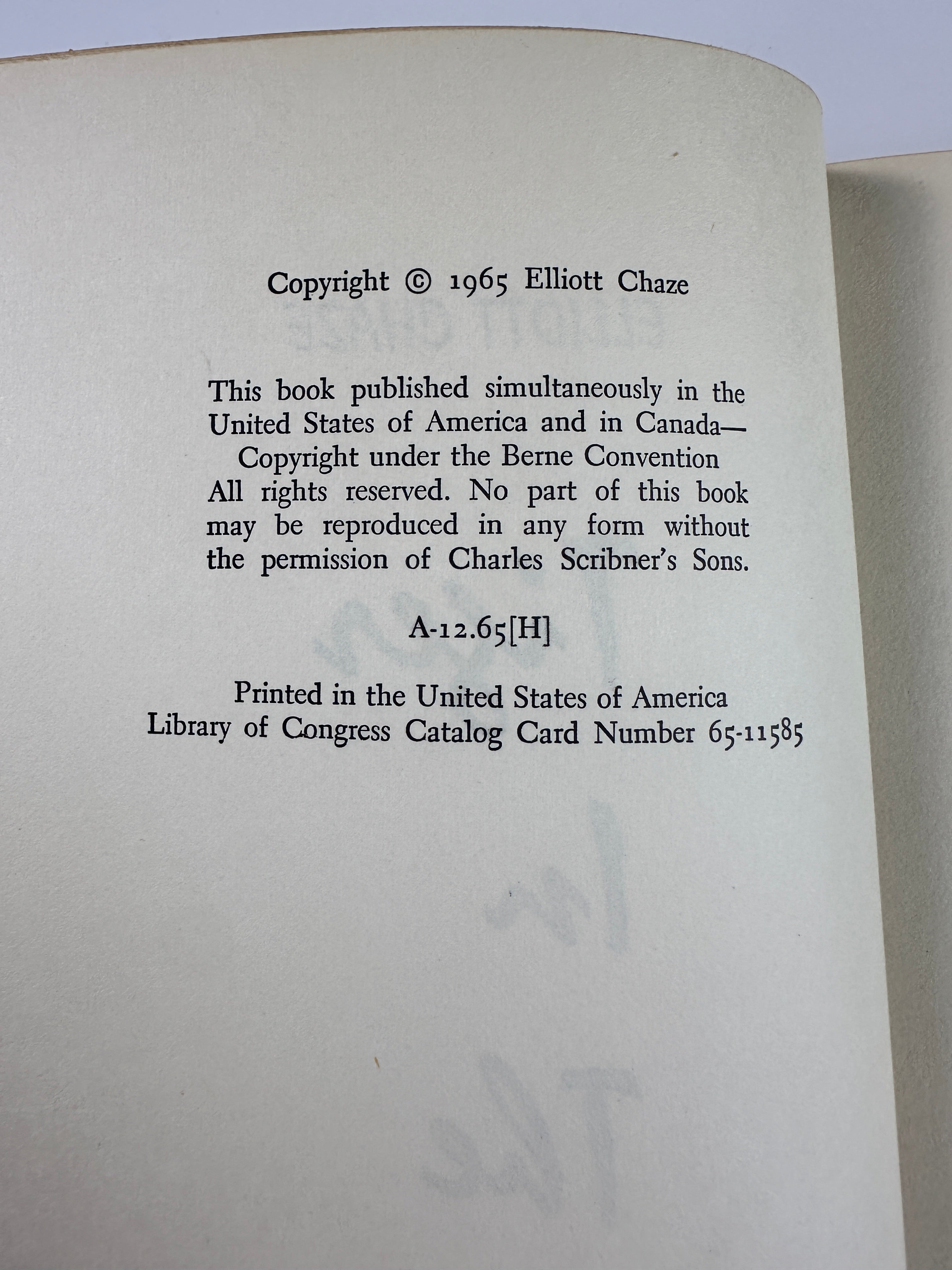 Tiger in the Honeysuckle by Elliott Chaze | First Edition