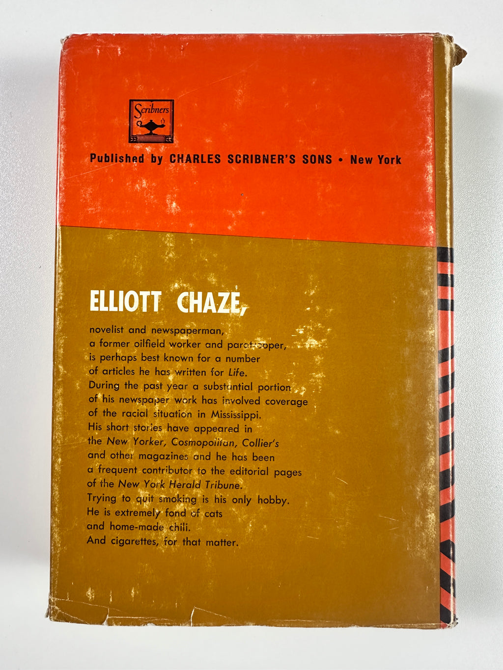 Tiger in the Honeysuckle by Elliott Chaze | First Edition