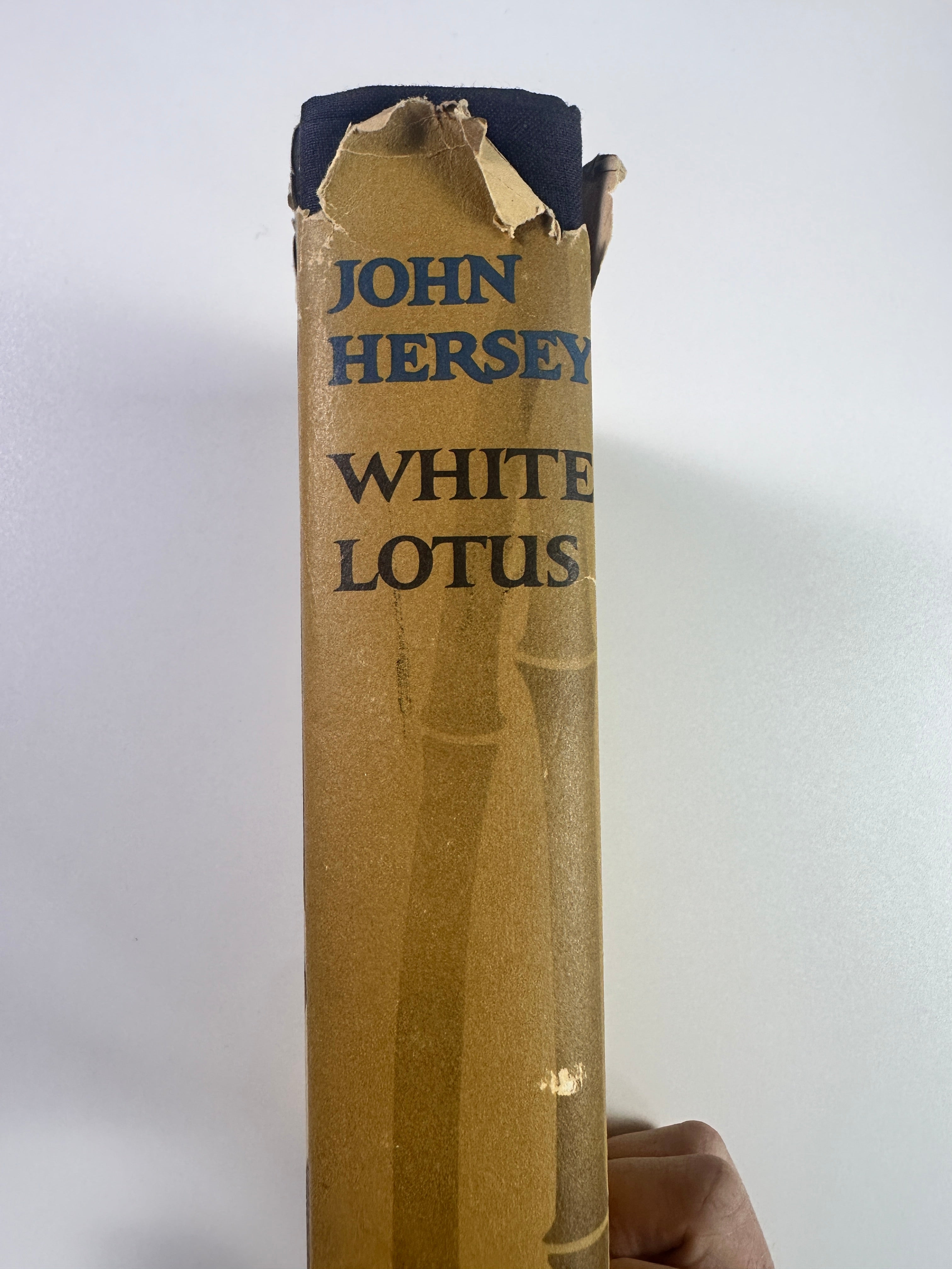 White Lotus by John Hersey | First Edition (1965) | Original Dust Jacket