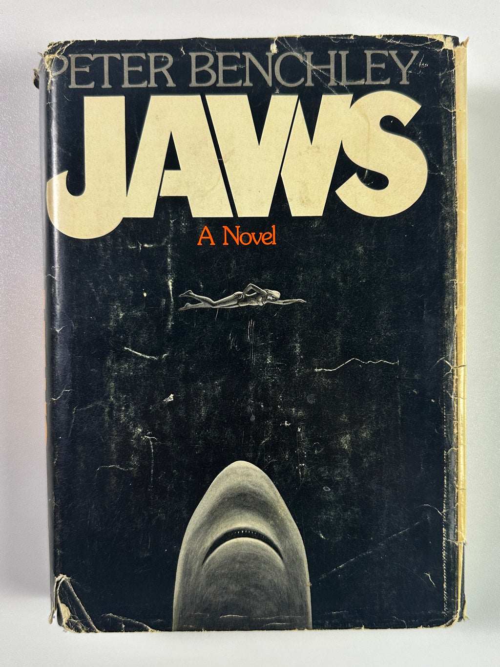 Jaws by Peter Benchley | Vintage 1974 Hardcover in Original Dust Jacket